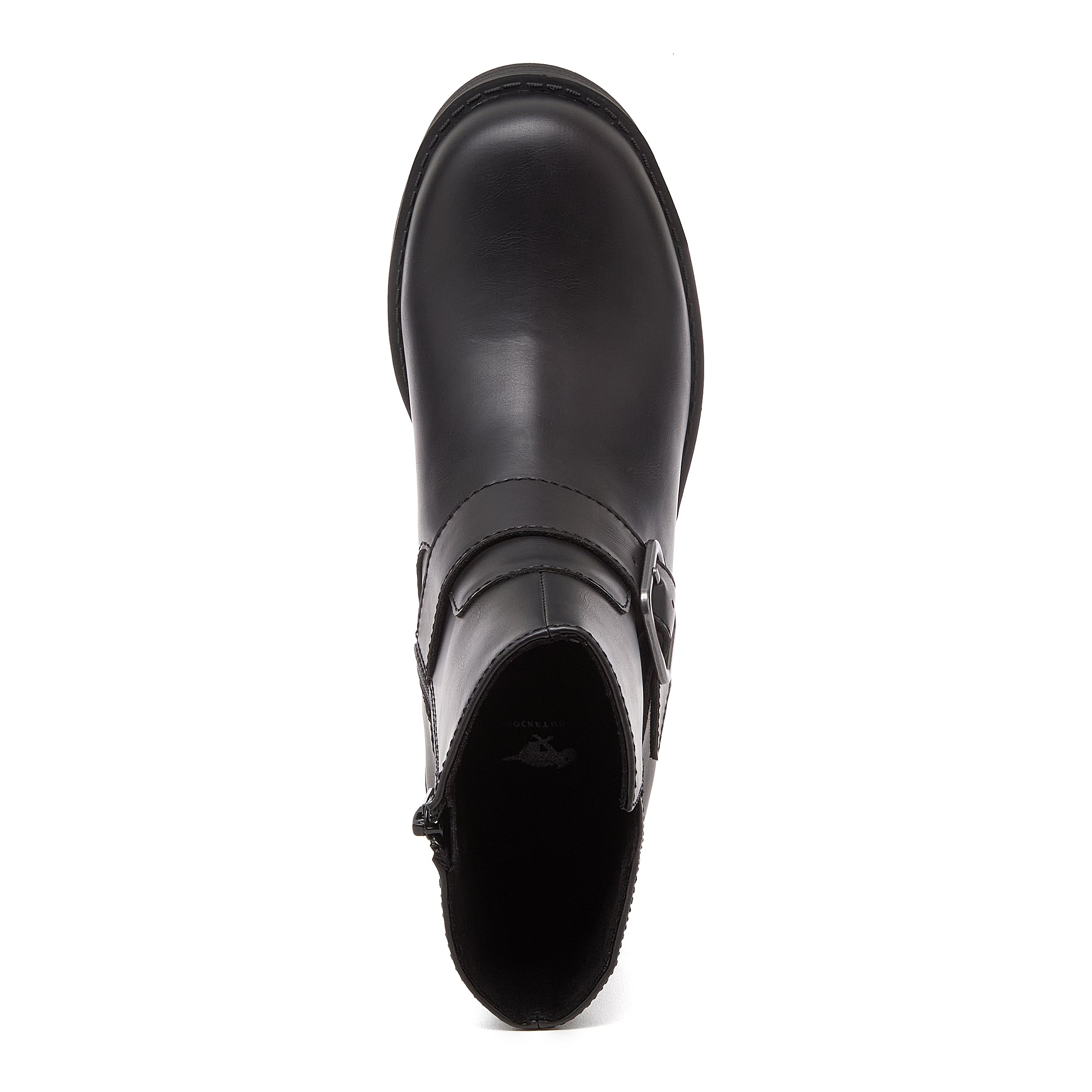 Freddie Black Moto Boots