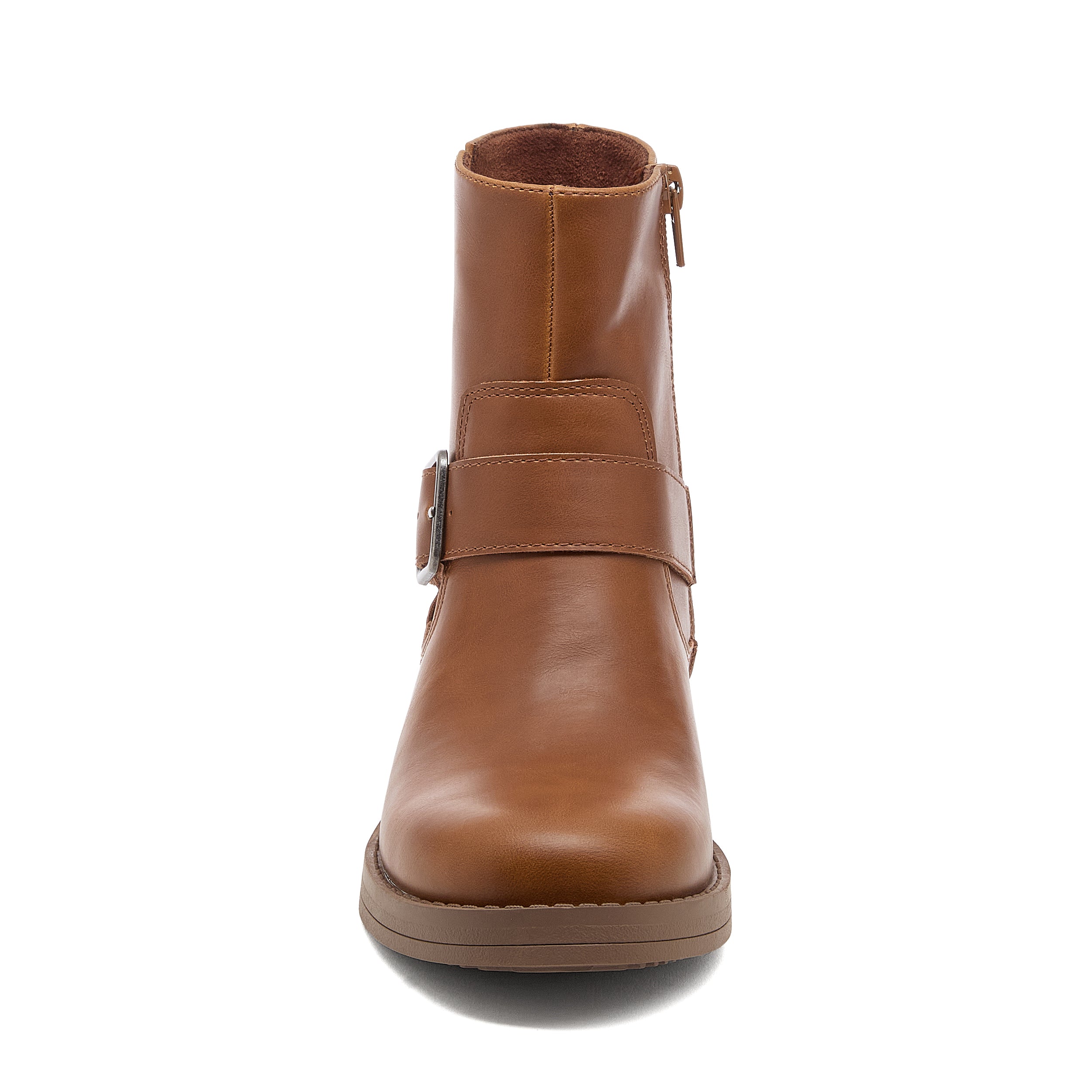 Freddie Cognac Moto Boots