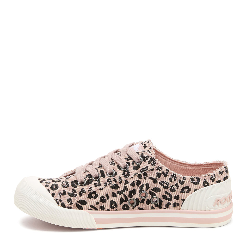 Pink sneaker with cushioned footbed, women's playful style – Rocket Dog Jazzin
