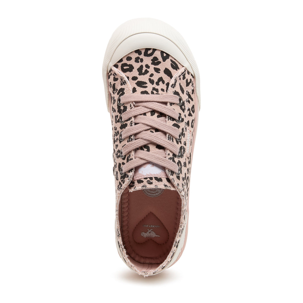 Pink women's sneaker with Rocket Dog comfort, playful style