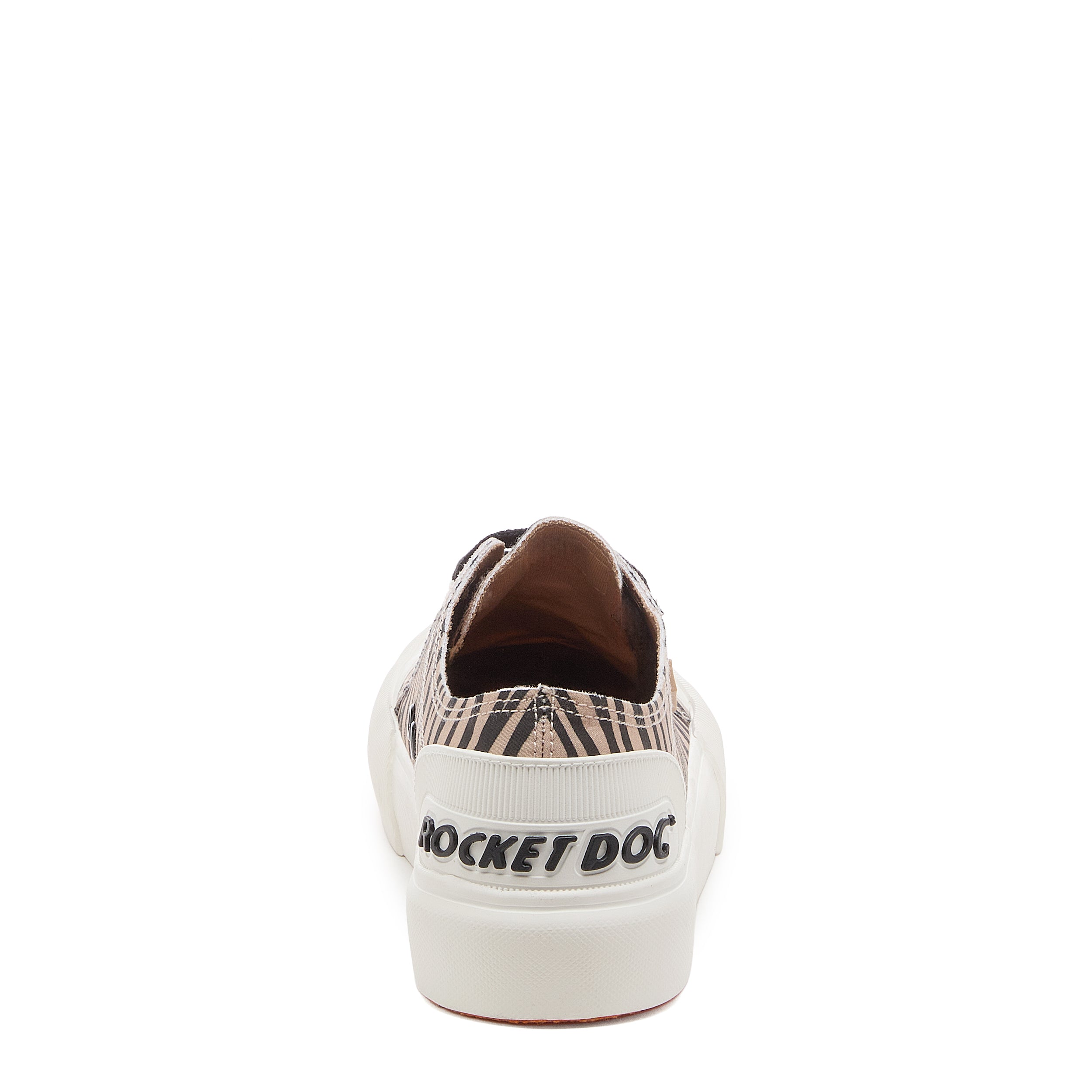 Jazzin Plus Tan Zebra Print Sneakers