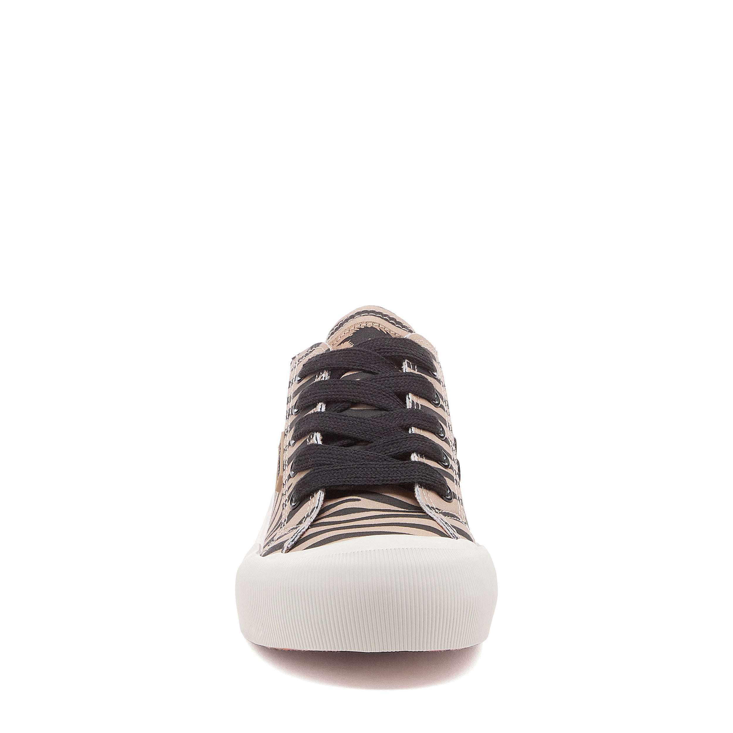 Jazzin Plus Tan Zebra Print Sneakers