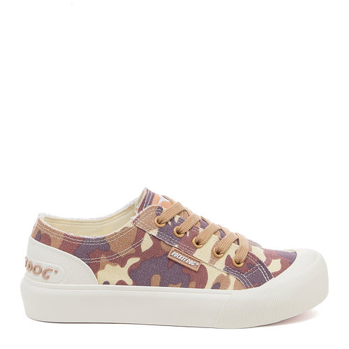 Jazzin Plus Tan Camo Sneaker