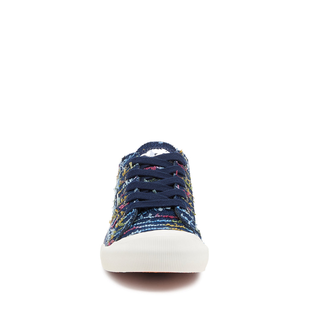 Women's playful blue stripe sneaker, easy everyday wear – Rocket Dog Jazzin