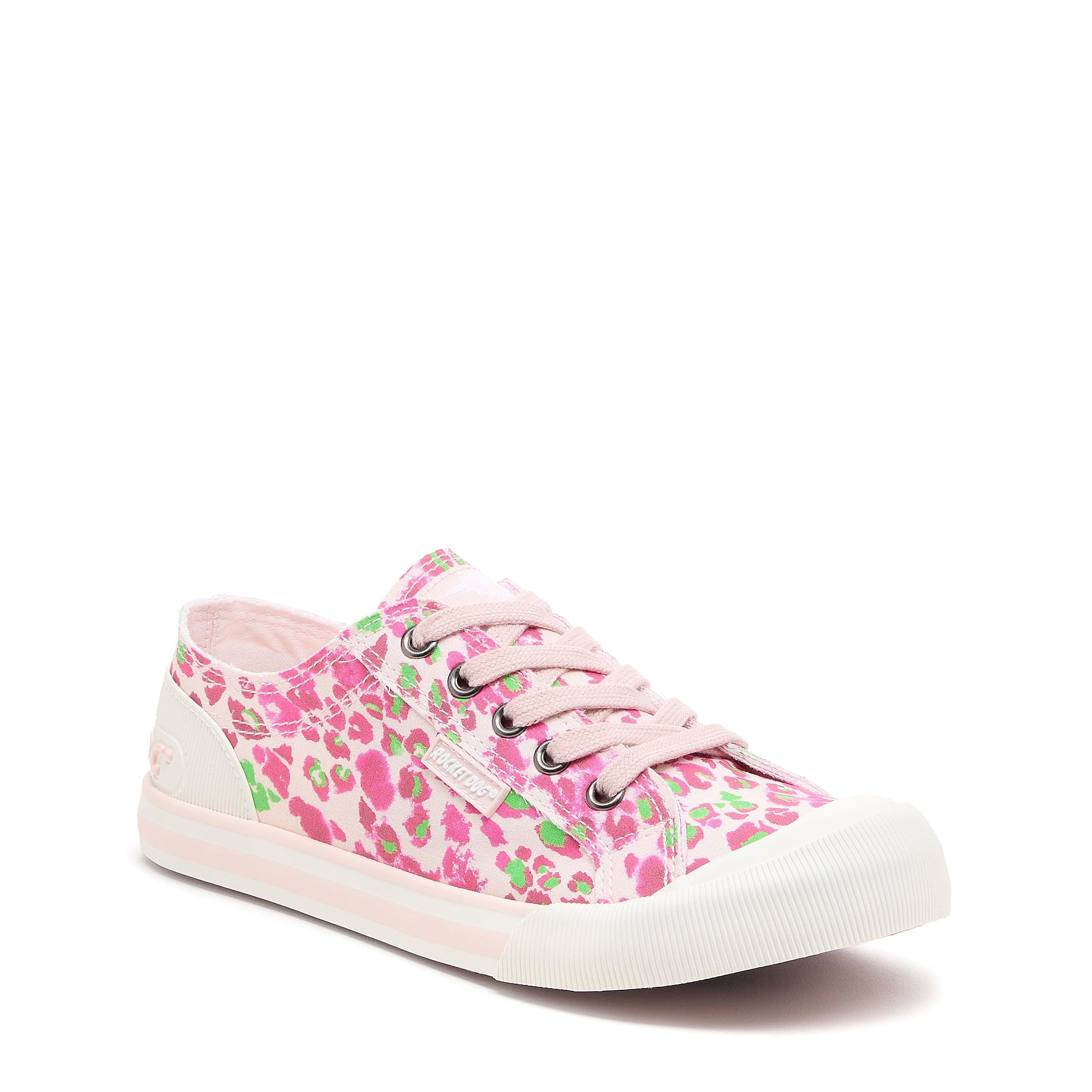 Women's pink spots sneaker, playful and comfortable – Rocket Dog Jazzin