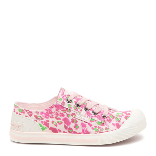 Rocket Dog Jazzin pink spots sneaker, women's playful shoe