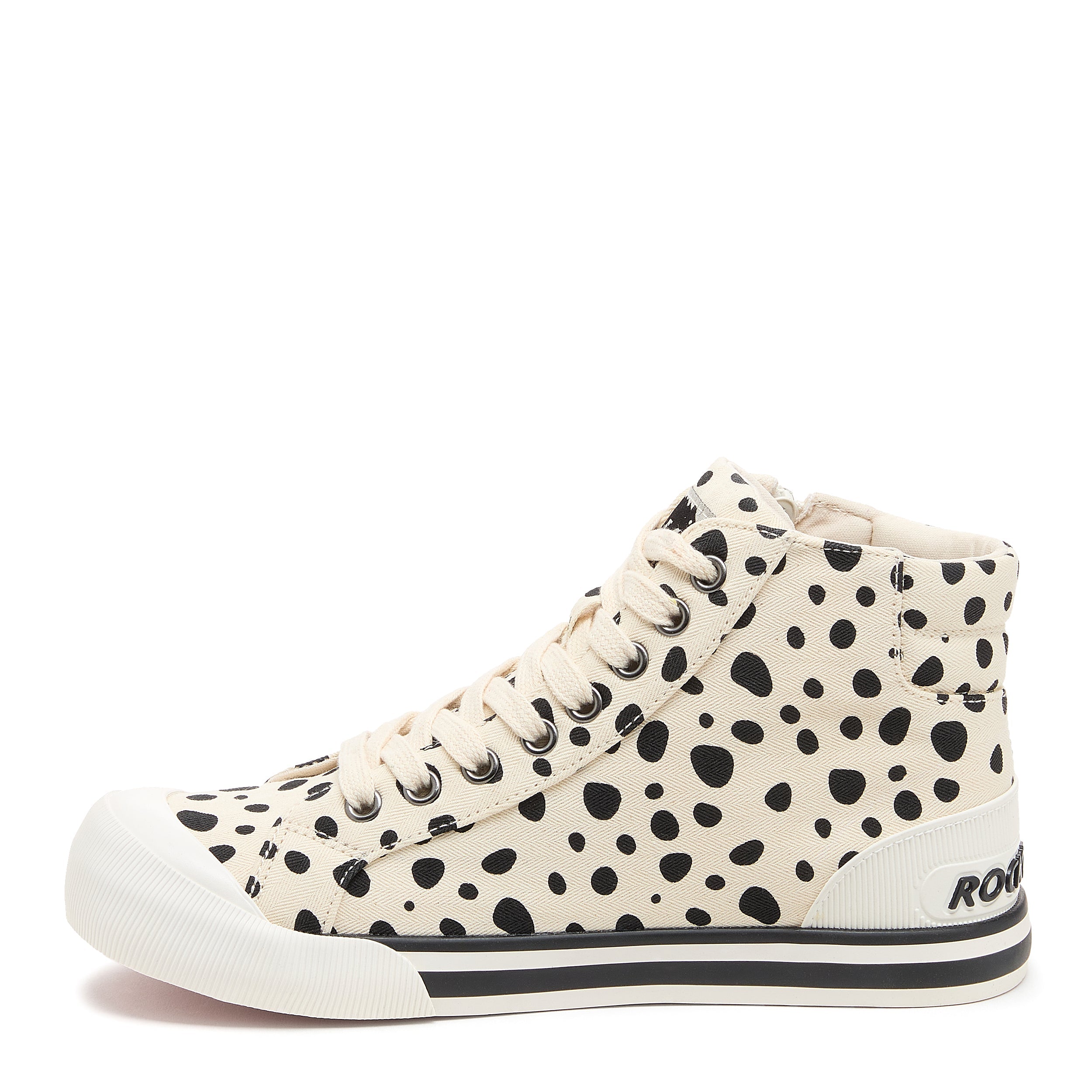 Rocket Dog Women's Jazzin Off White Spotty High-top sneakers