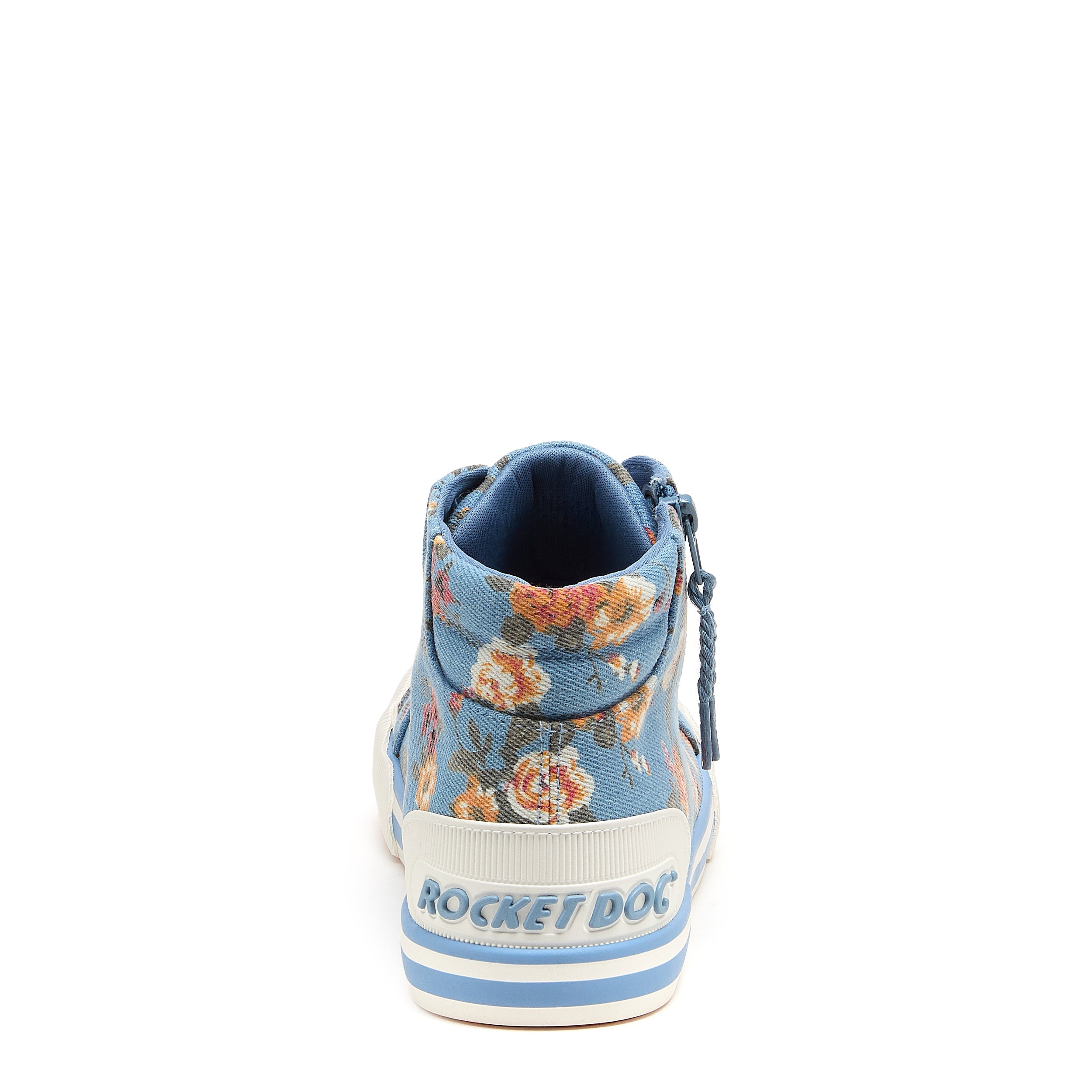 Rocket Dog Women's Jazzin Blue Floral Print High-top sneakers