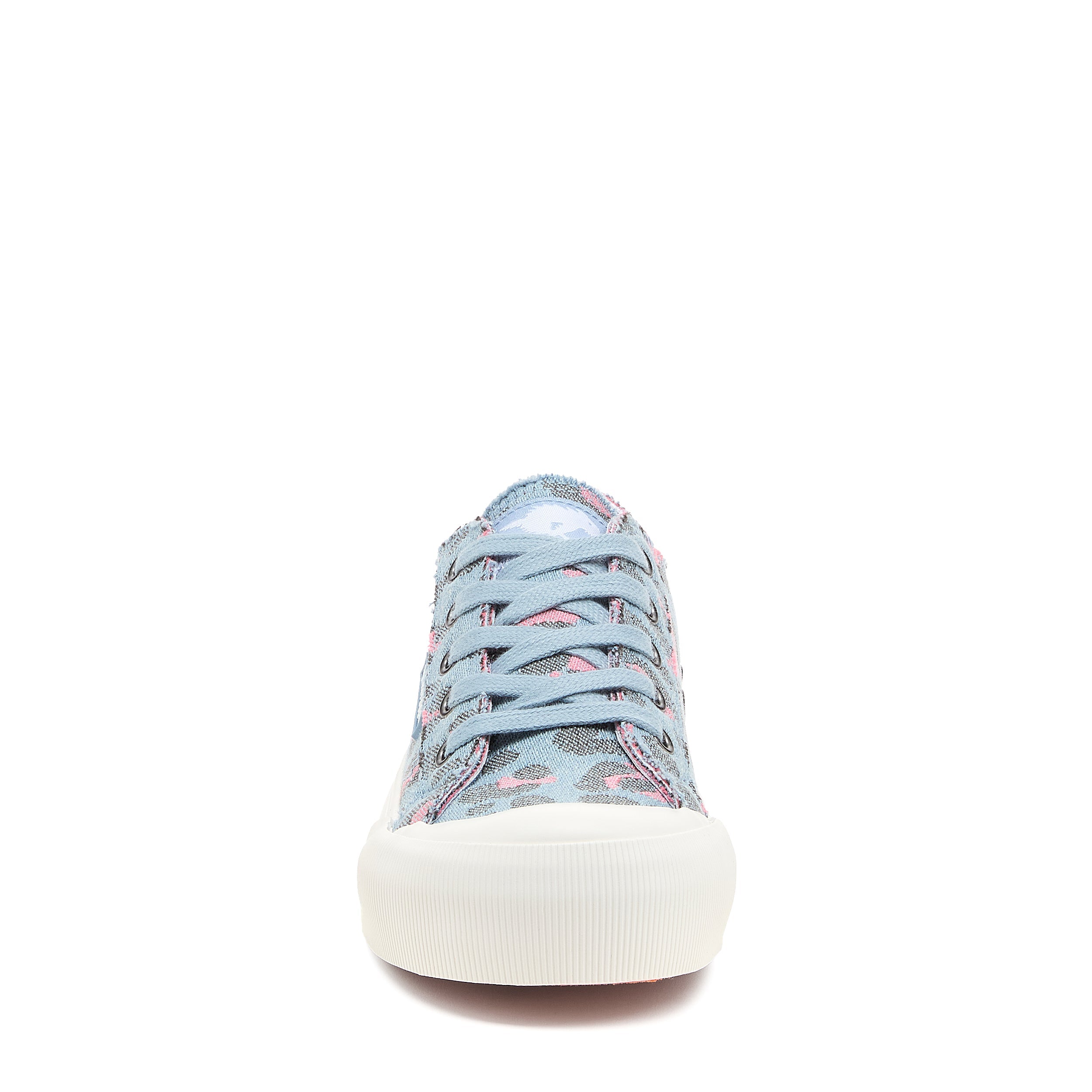 Rocket Dog Women's Jazzin Plus Light Blue Leopard Print sneakers