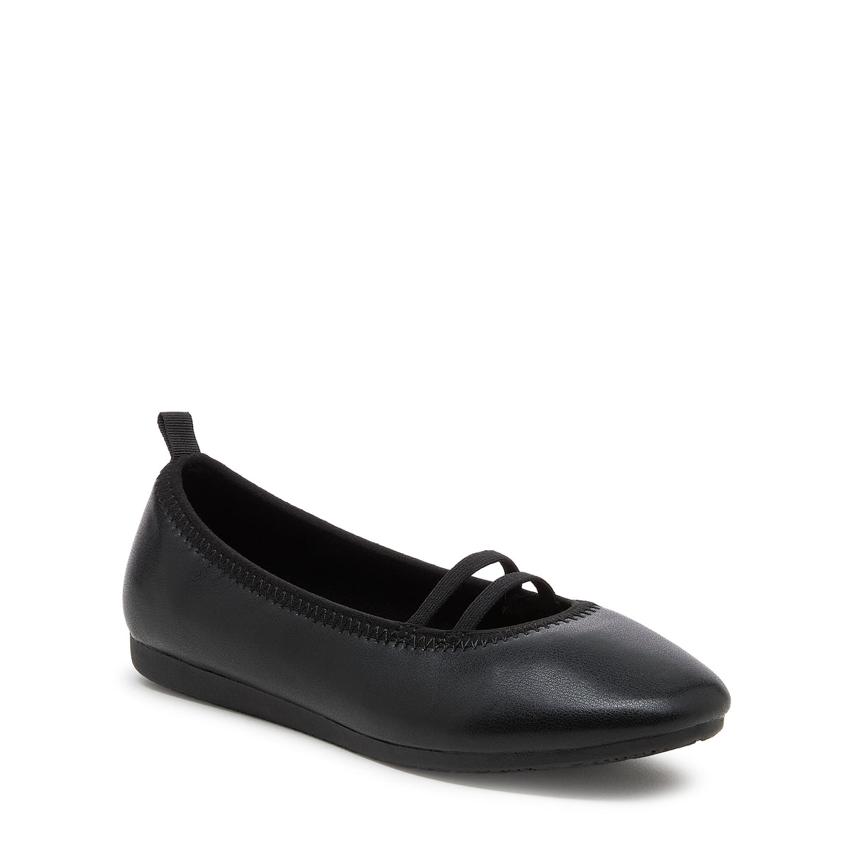 Kismeet Black Ballet Flat