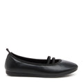 Kismeet Black Ballet Flat
