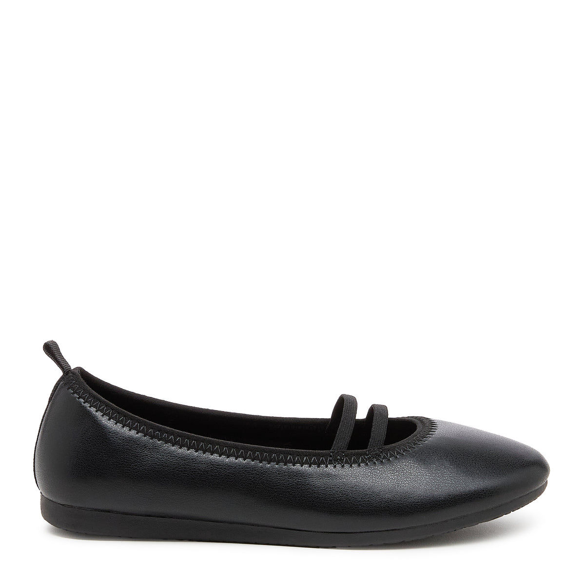 Kismeet Black Ballet Flat