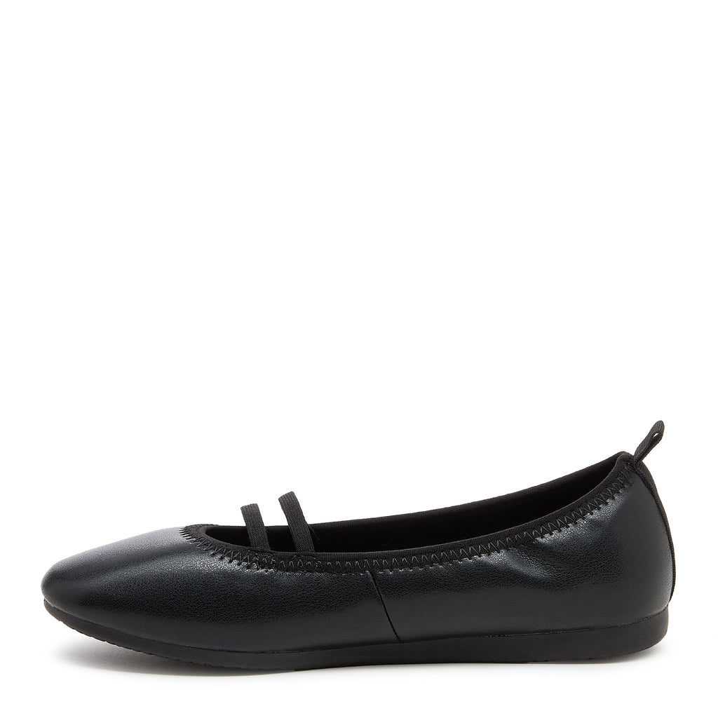 Kismeet Black Ballet Flat