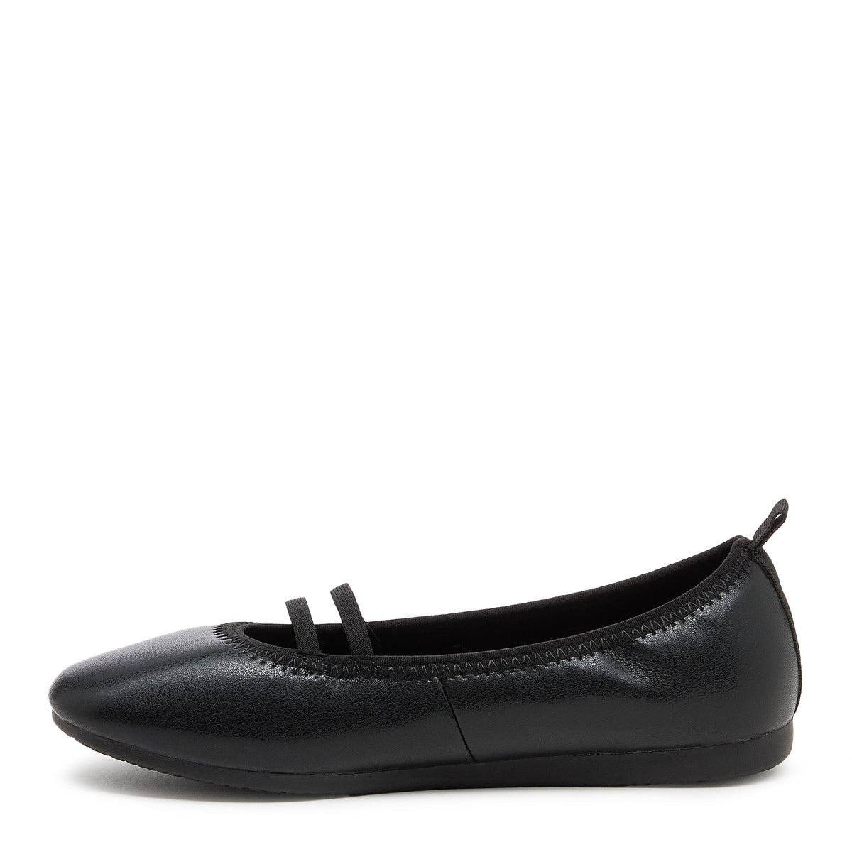 Kismeet Black Ballet Flat