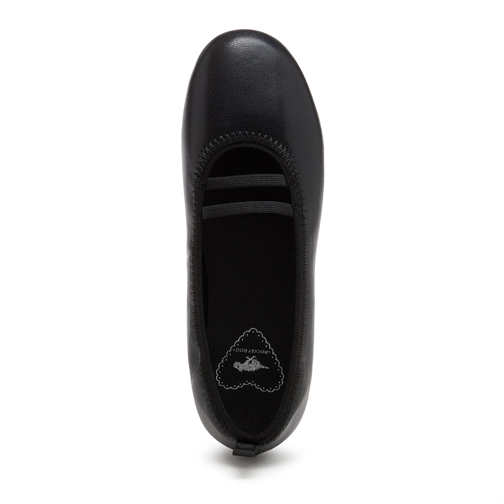Kismeet Black Ballet Flat