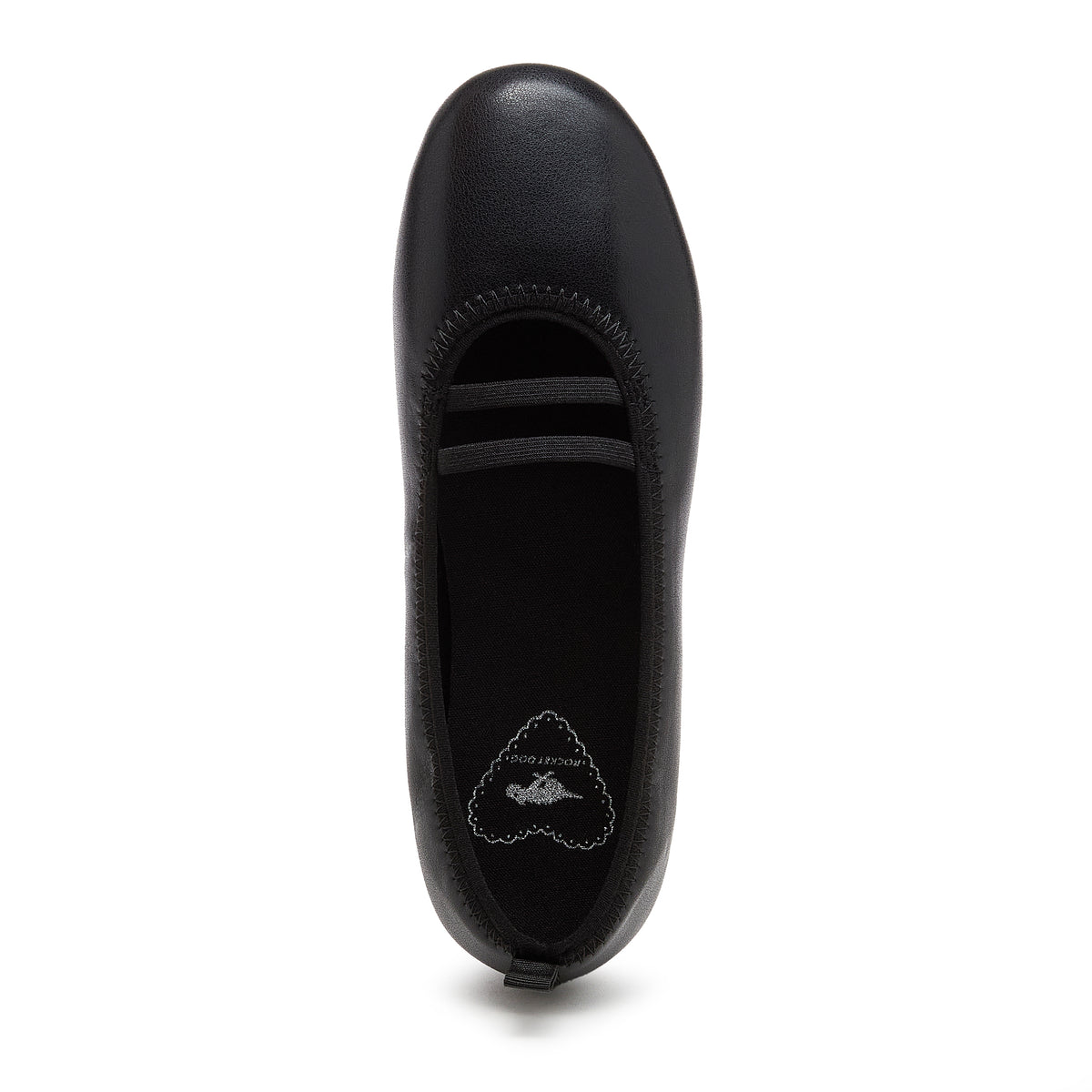 Kismeet Black Ballet Flat