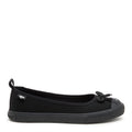 Melanie Black Canvas Ballet Sneaker
