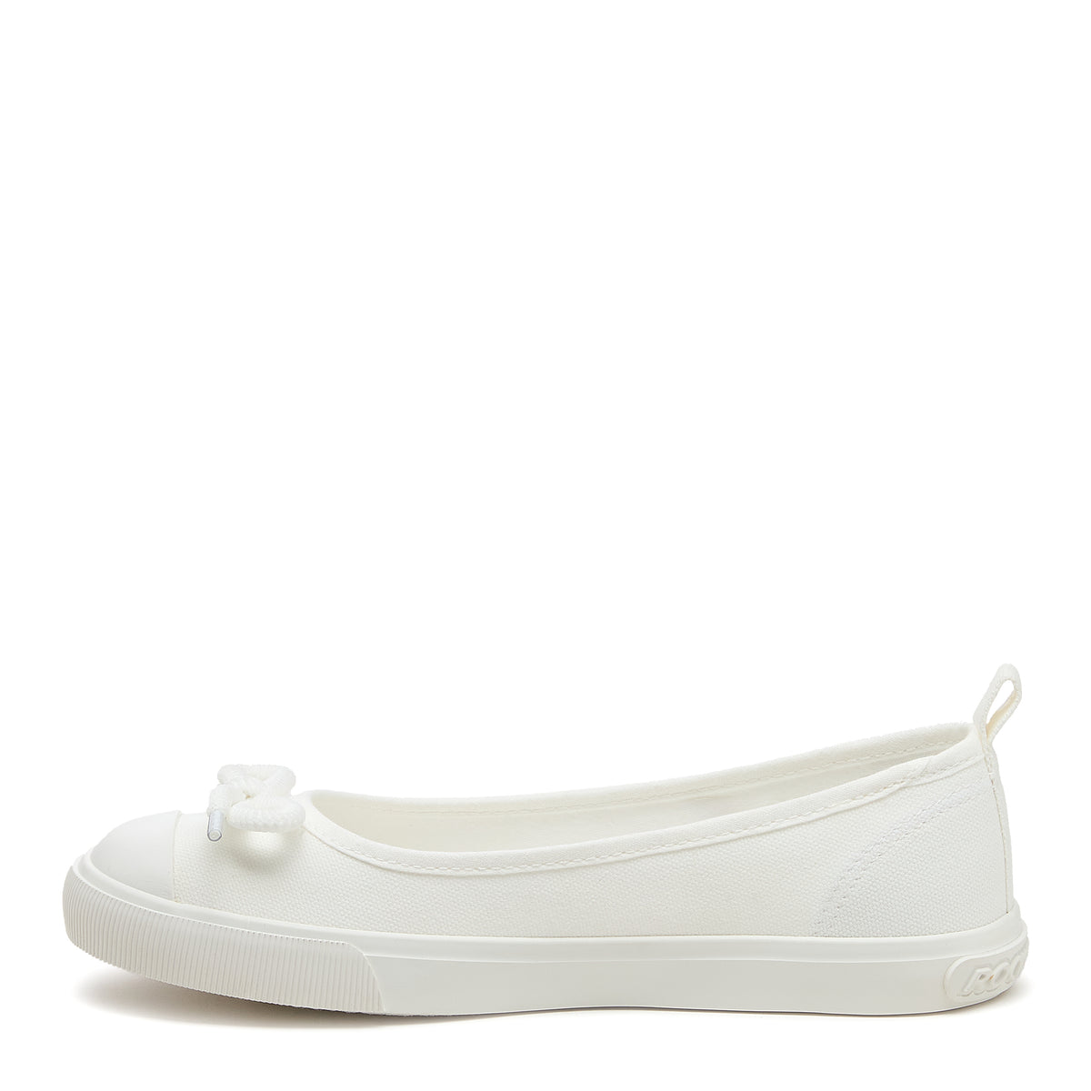 Melanie White Canvas Ballet Sneaker