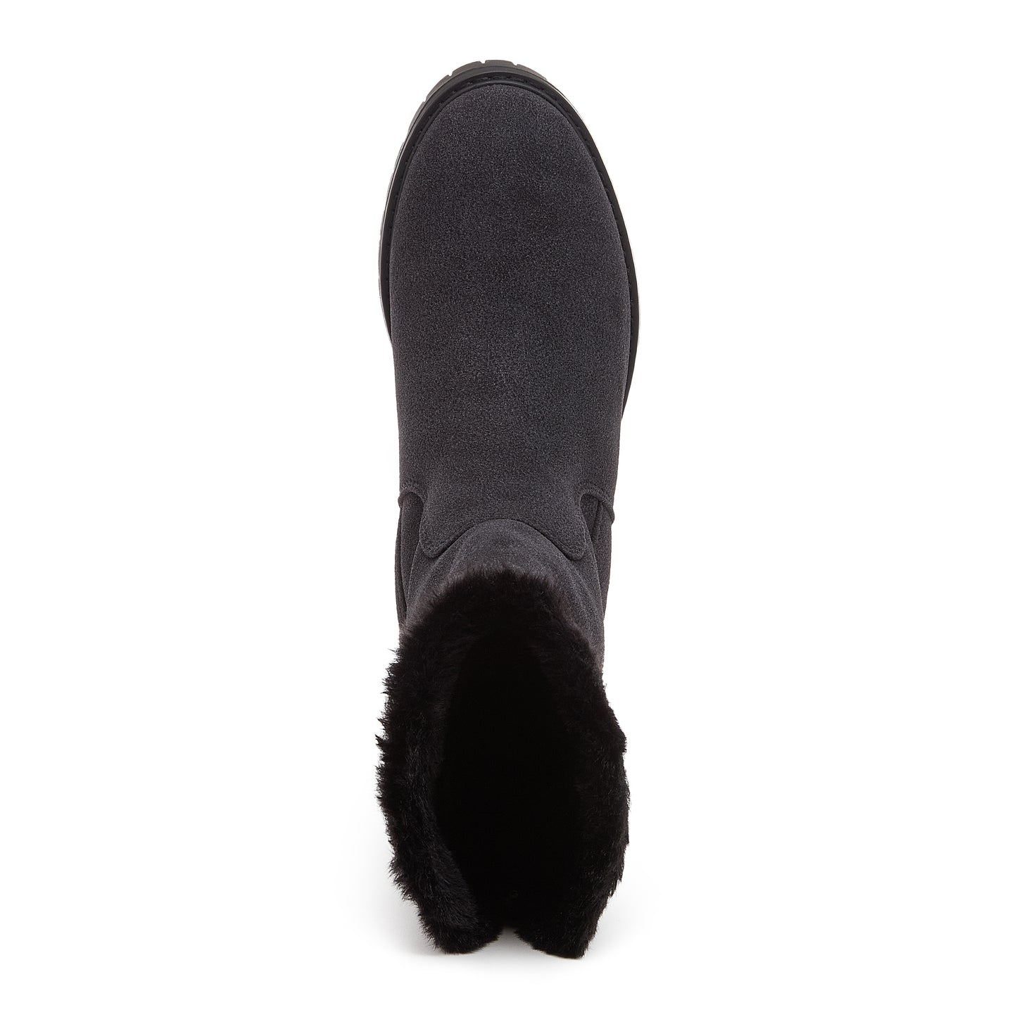 Niche Black Cuffed Ankle Boots