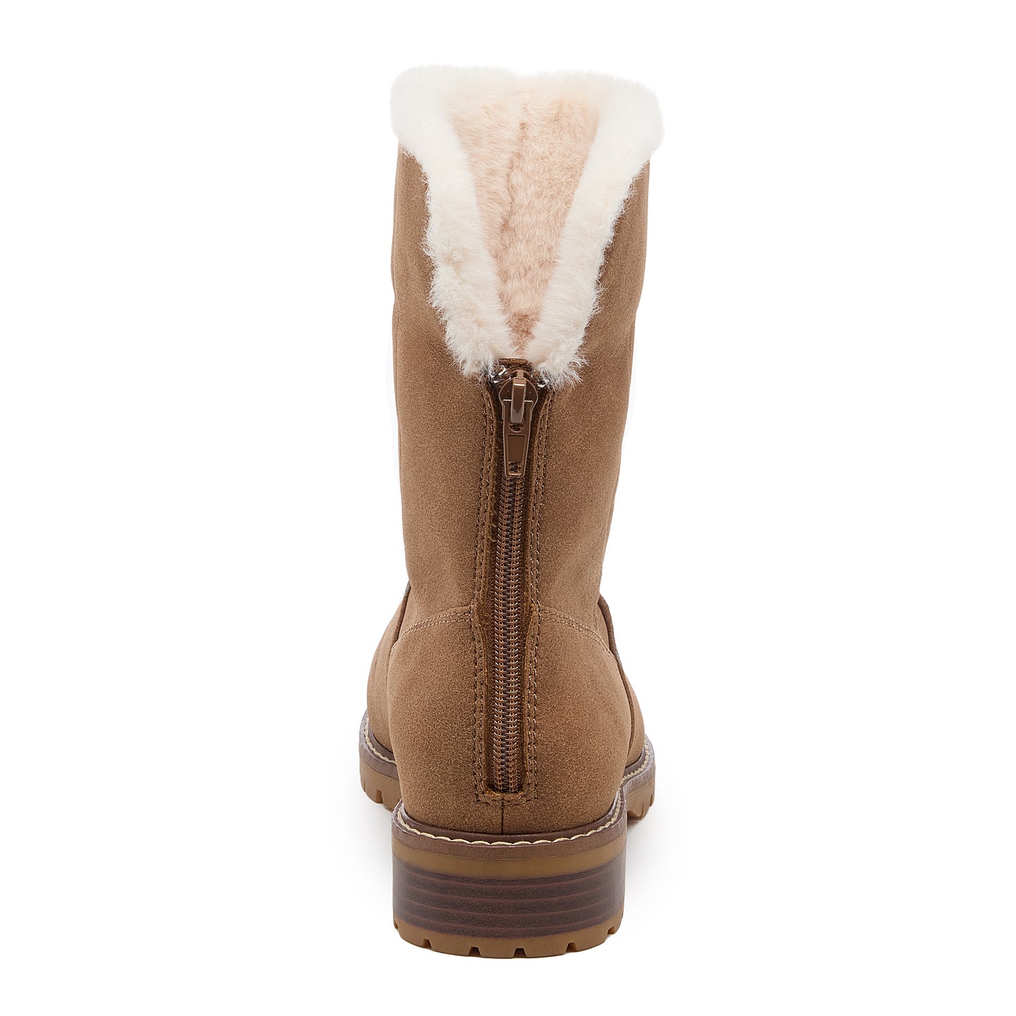 Niche Walnut Cuffed Ankle Boots