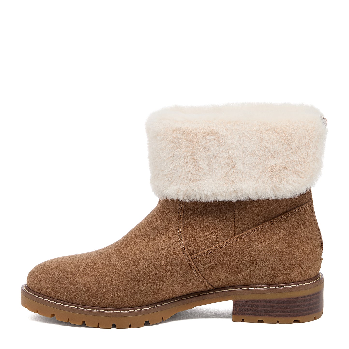 Niche Walnut Cuffed Ankle Boots
