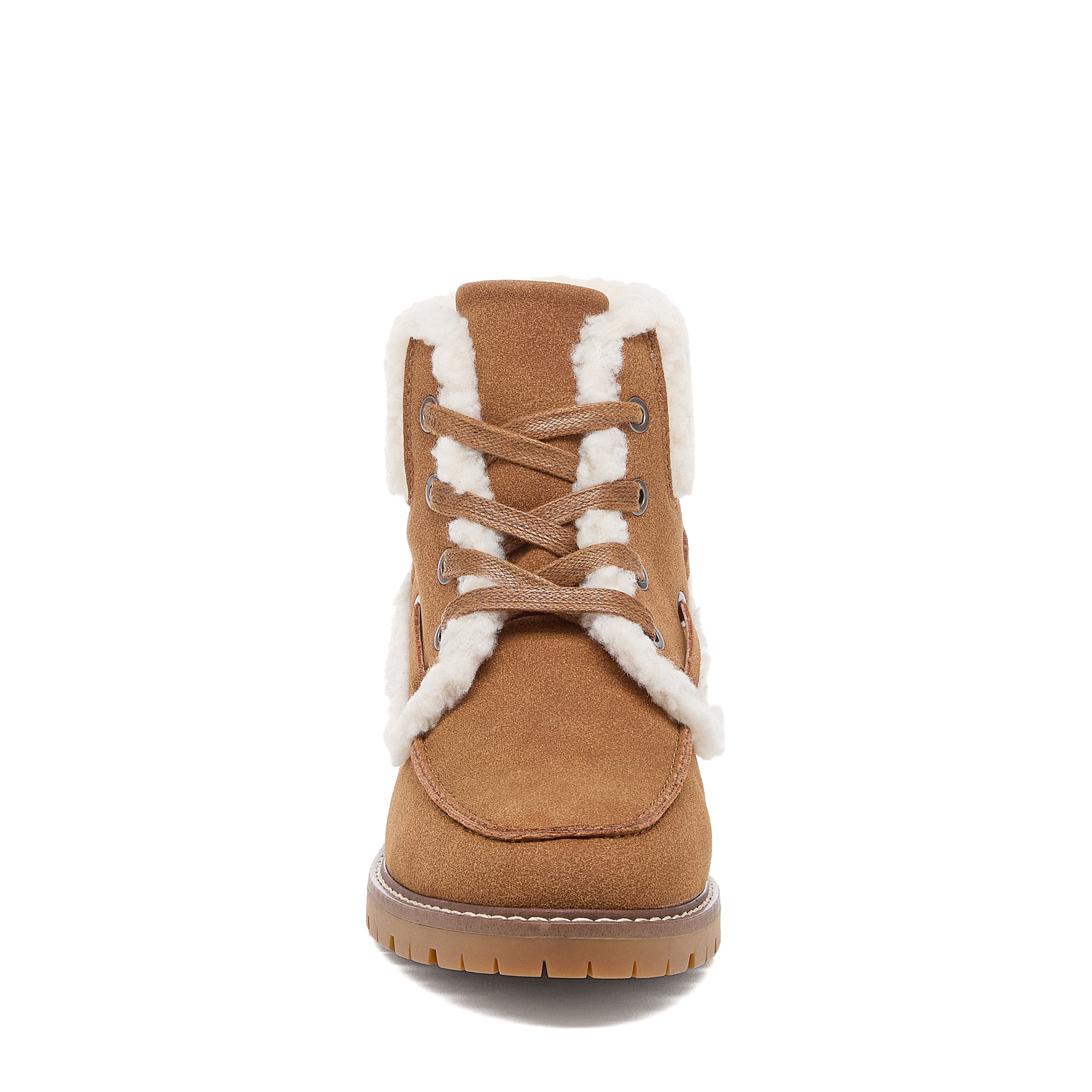 Nixie Cognac Cuffed Ankle Boots