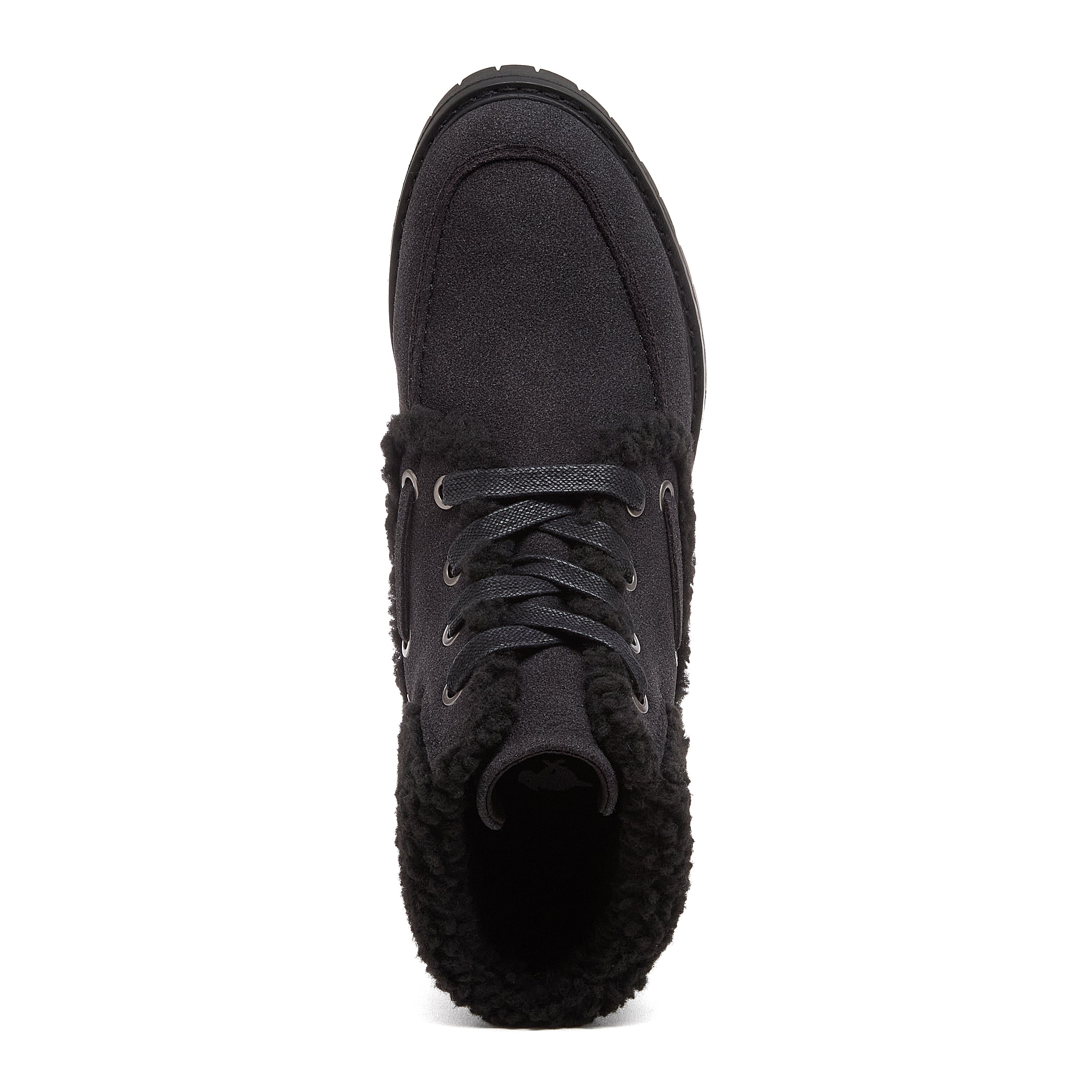 Nixie Black Cuffed Ankle Boots