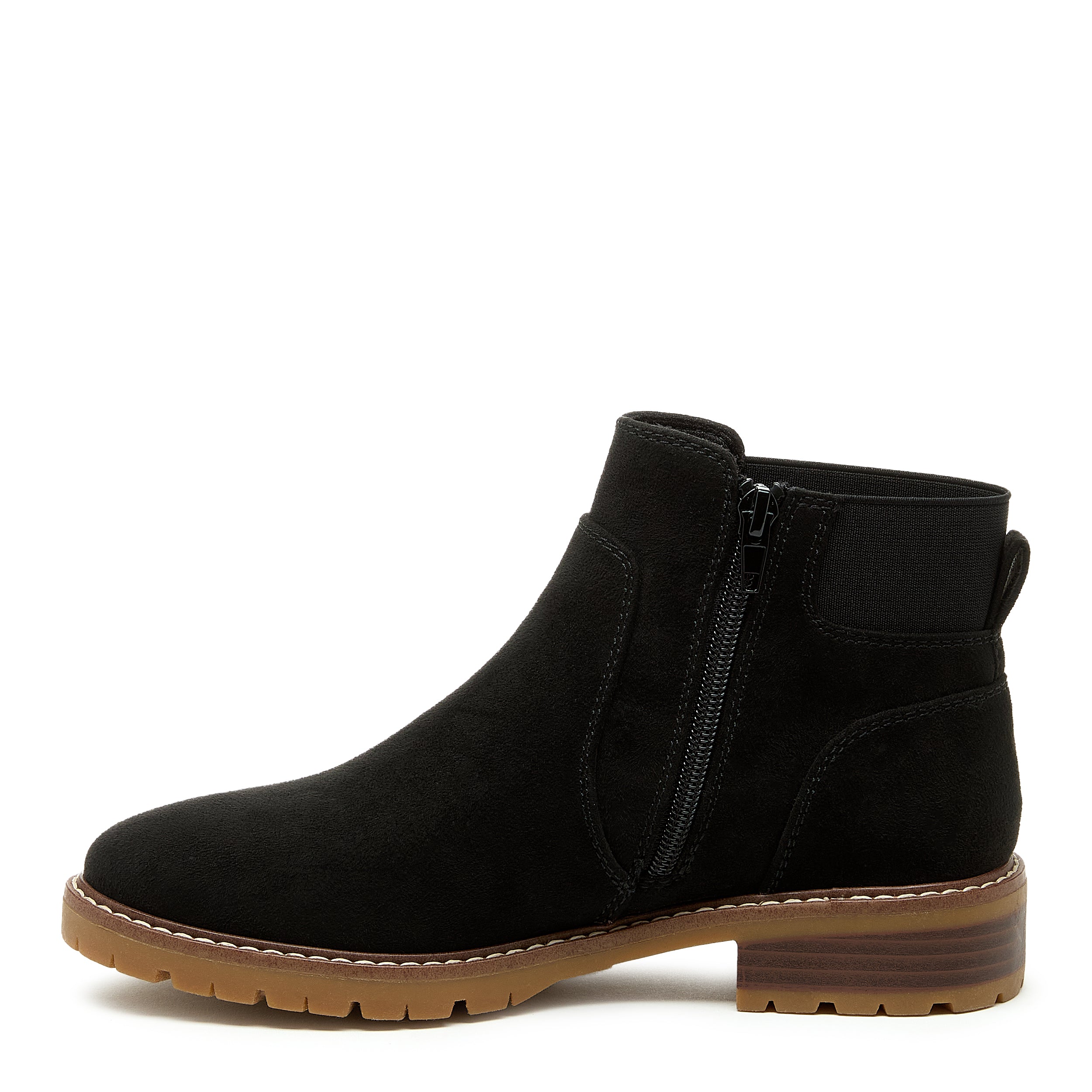 Black bootie with cushioned footbed, women's casual style – Rocket Dog Noelani
