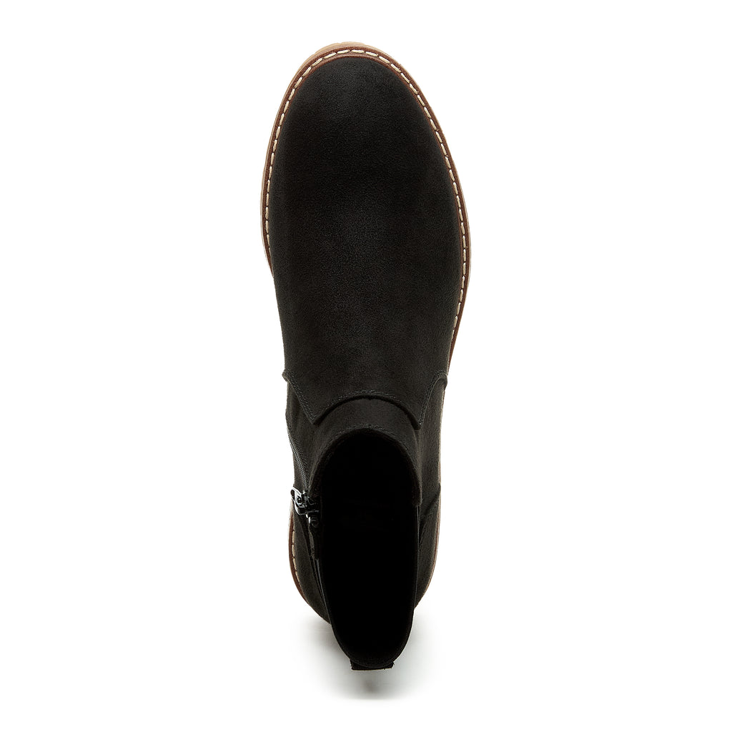 Black women's bootie with Rocket Dog comfort, casual style