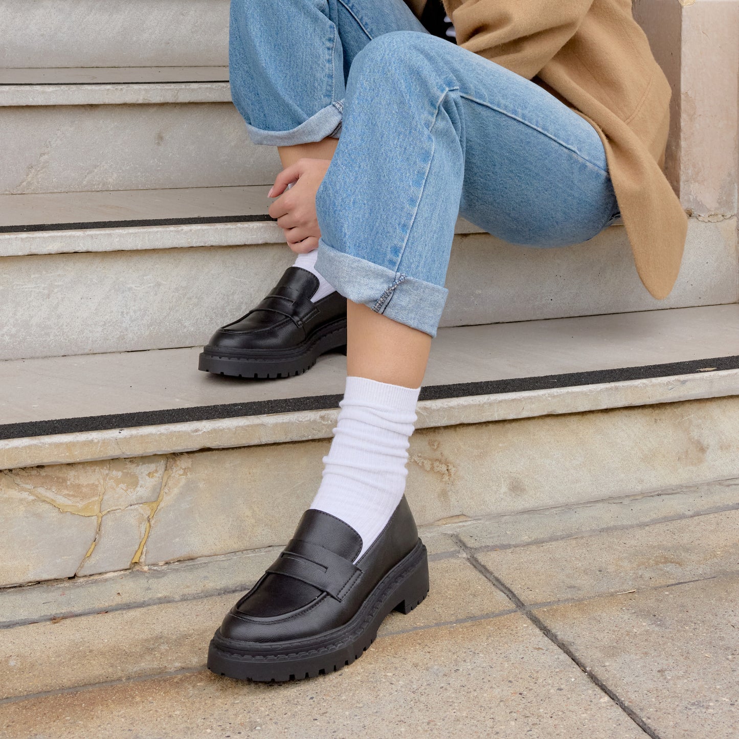 Perry Lug Sole Slip-On Loafers