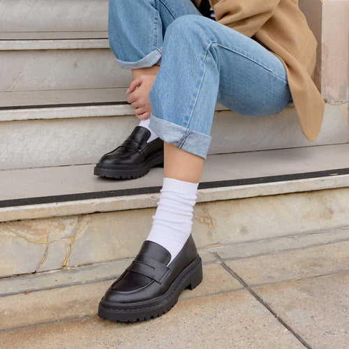 Perry Lug Sole Slip-On Loafers