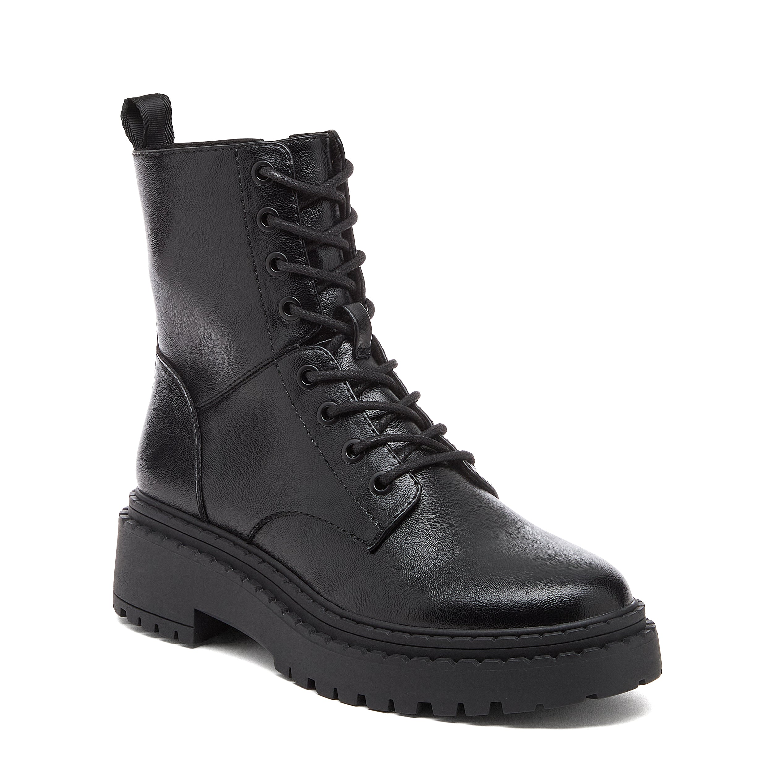 Prima Black Combat Boots