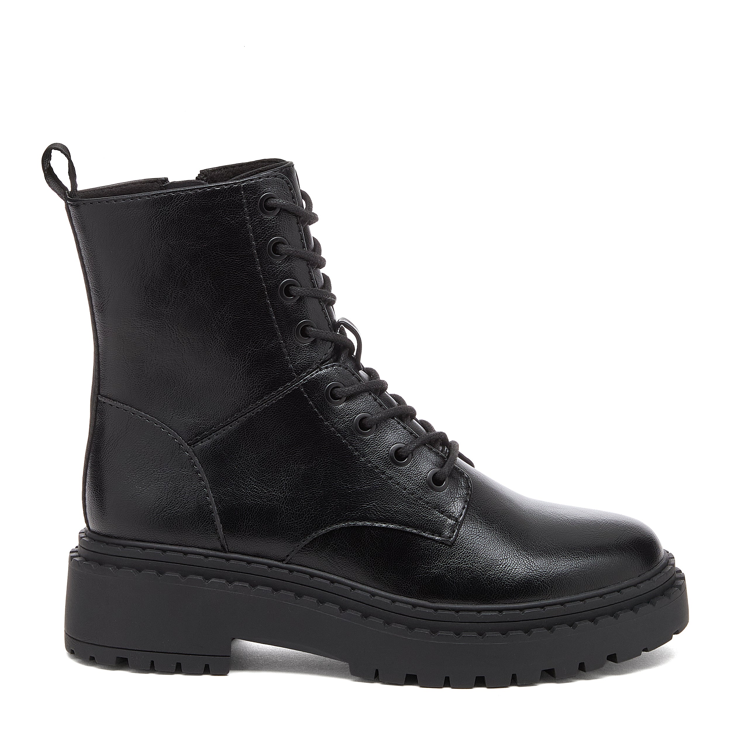 Prima Black Combat Boots