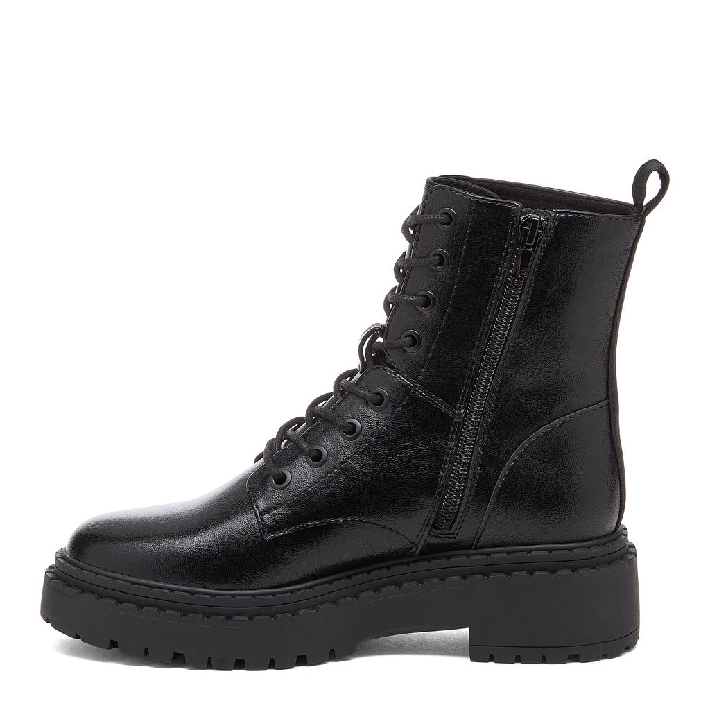 Prima Black Combat Boots
