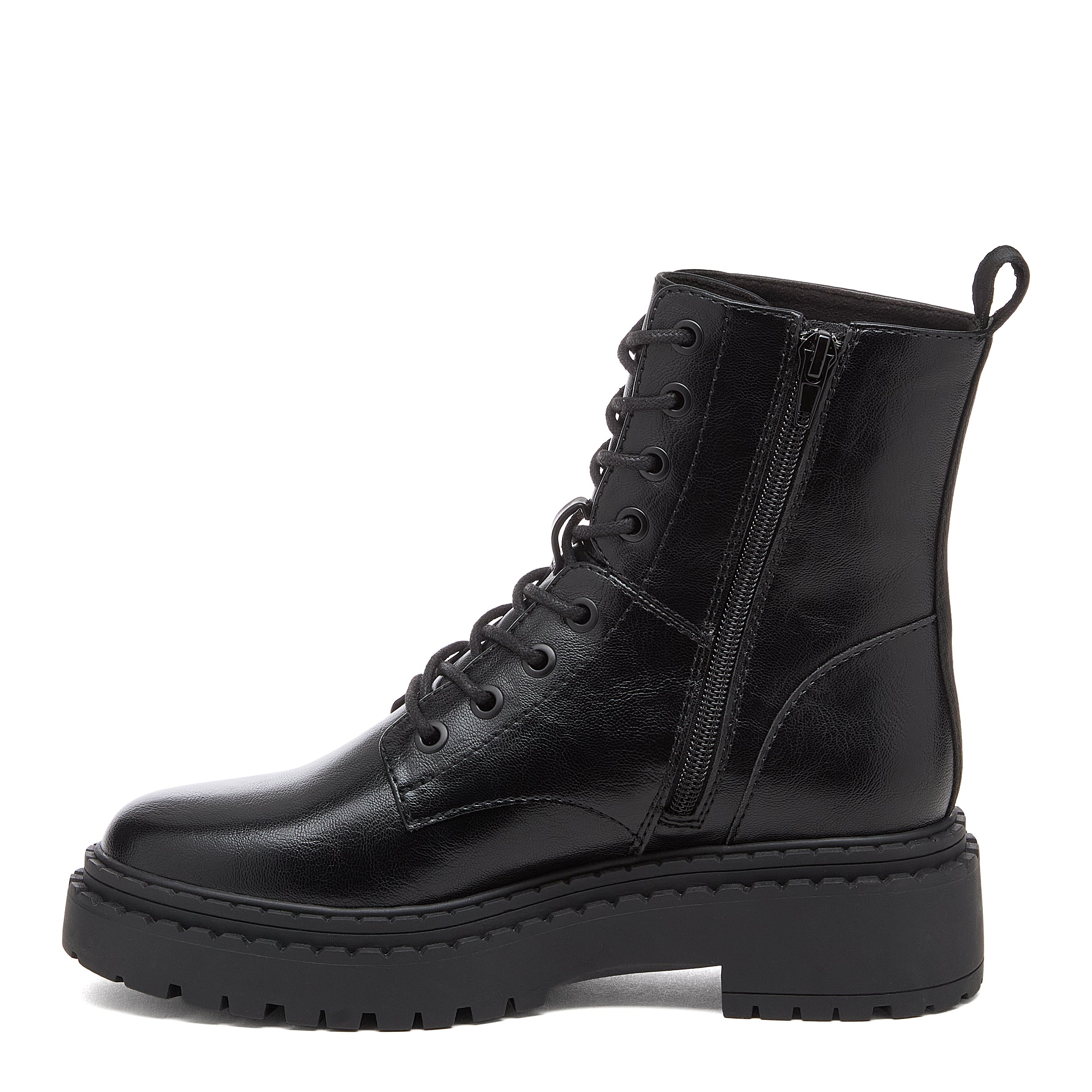 Prima Black Combat Boots