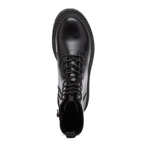 Prima Black Combat Boots