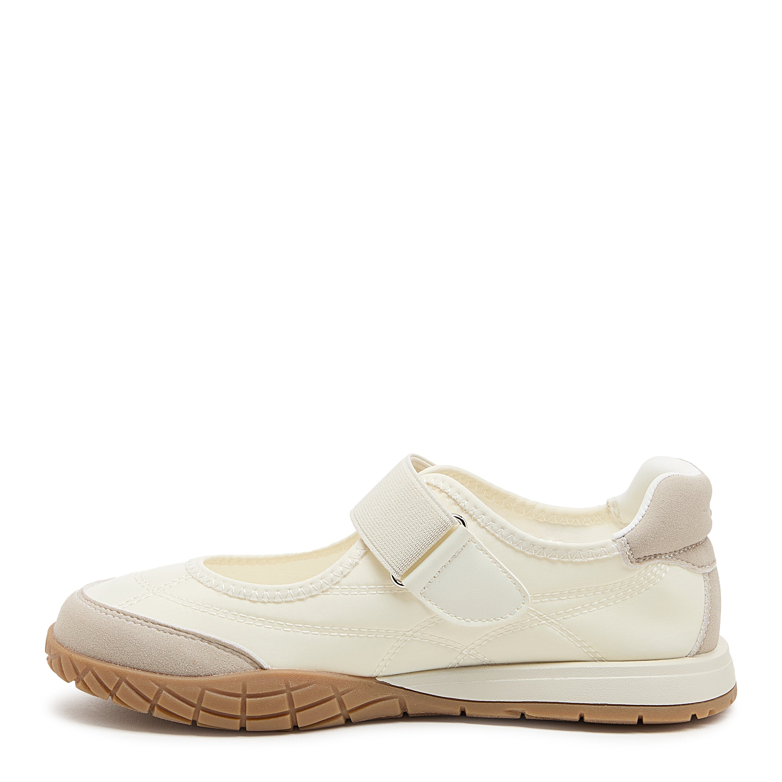White sneaker with cushioned footbed, women's playful style – Rocket Dog Rex