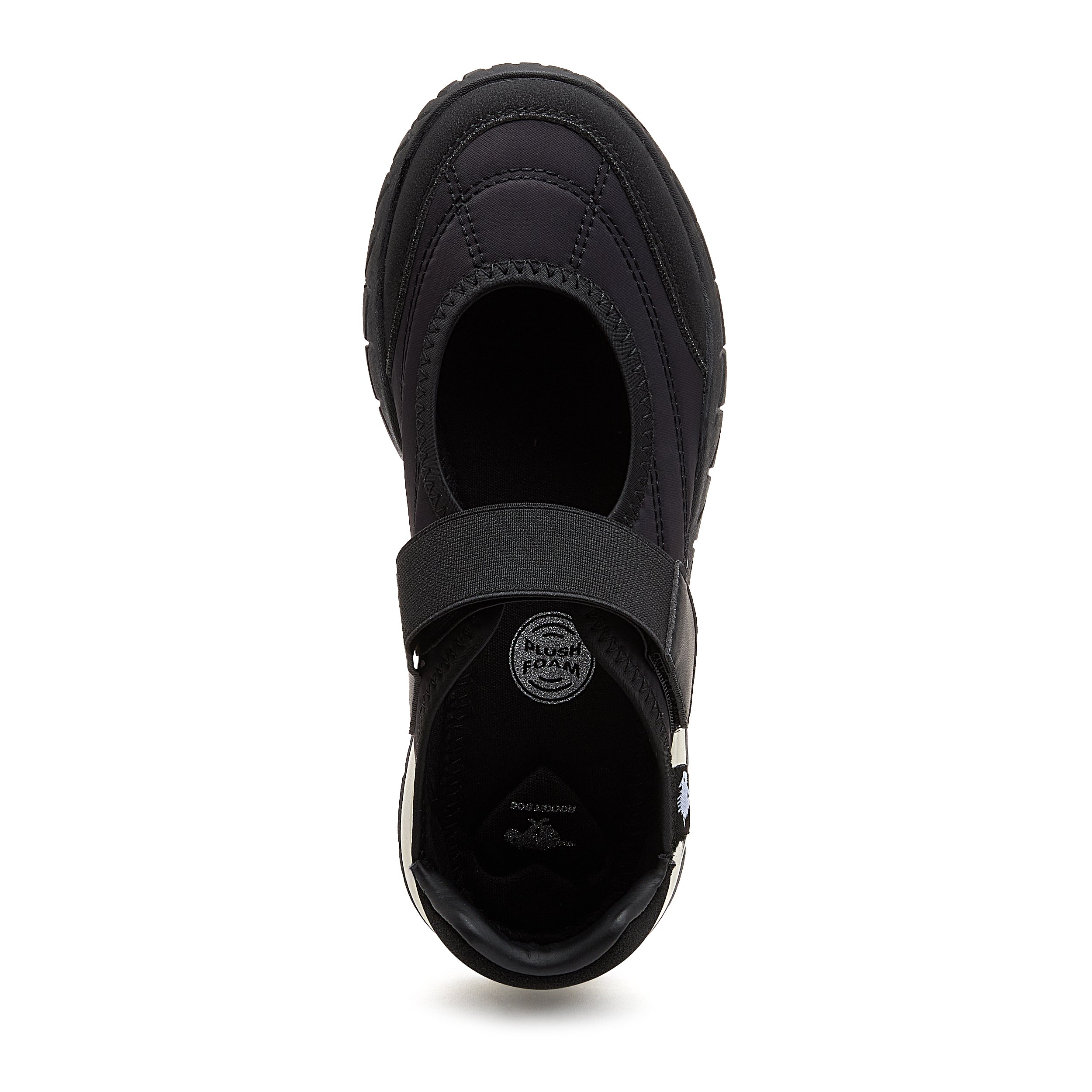 Black women's sneaker with Rocket Dog comfort, playful style