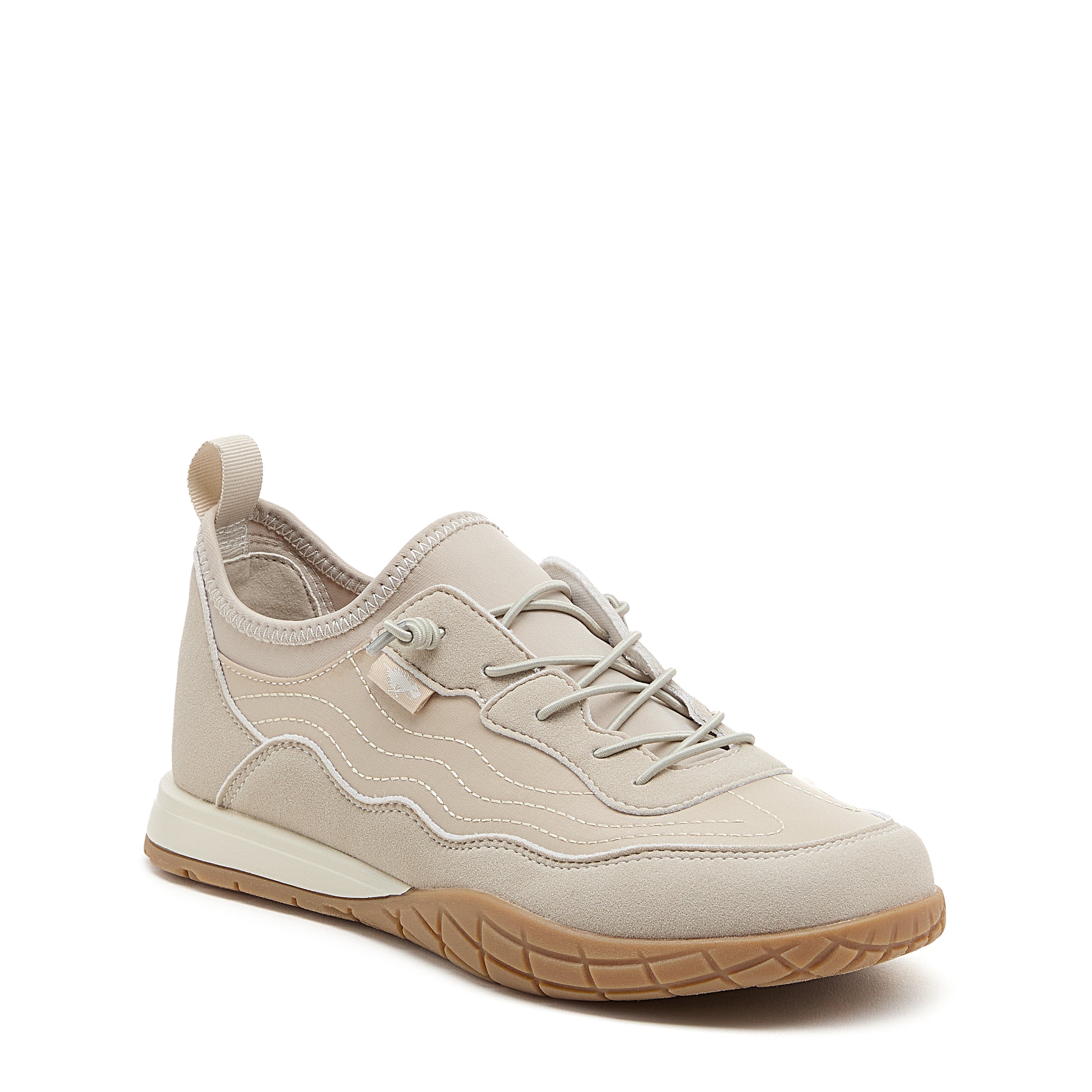 Natural sneaker with cushioned footbed, women's playful style – Rocket Dog Ruby