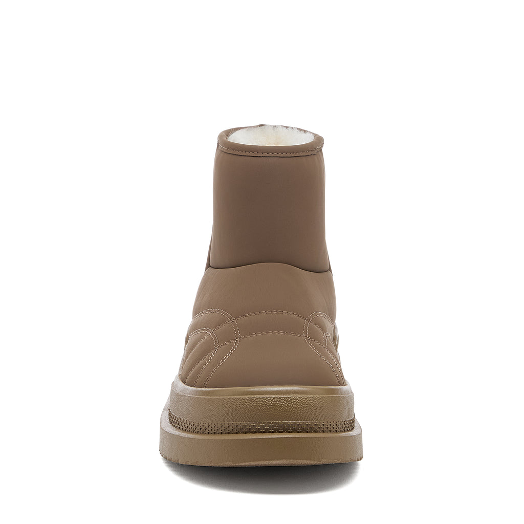 Ryder Dark Brown Slipper Boots