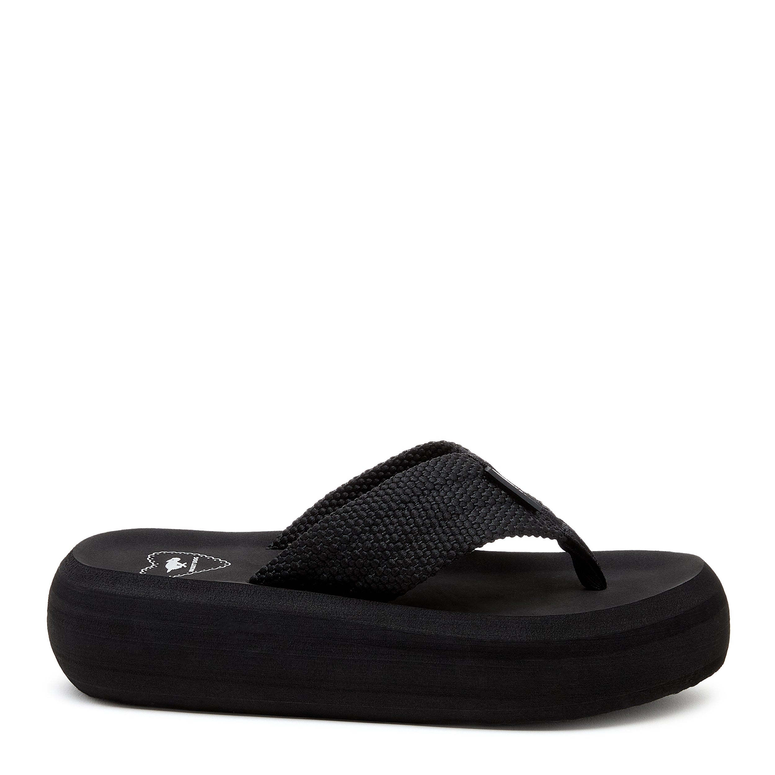 Rocket Dog Sandy black platform flip flop, women's casual shoe
