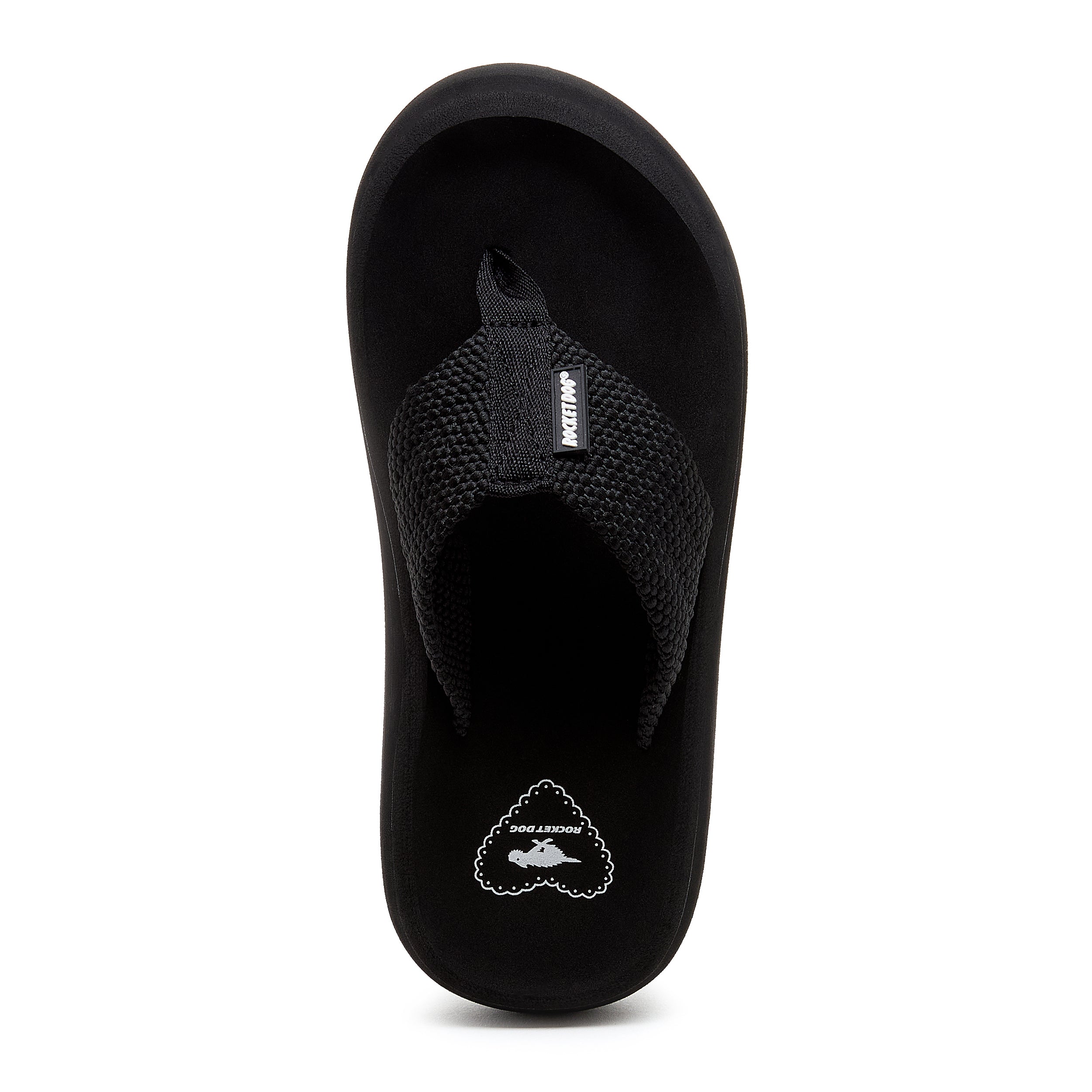 Rocket Dog Sandy black platform flip flop, casual women's footwear