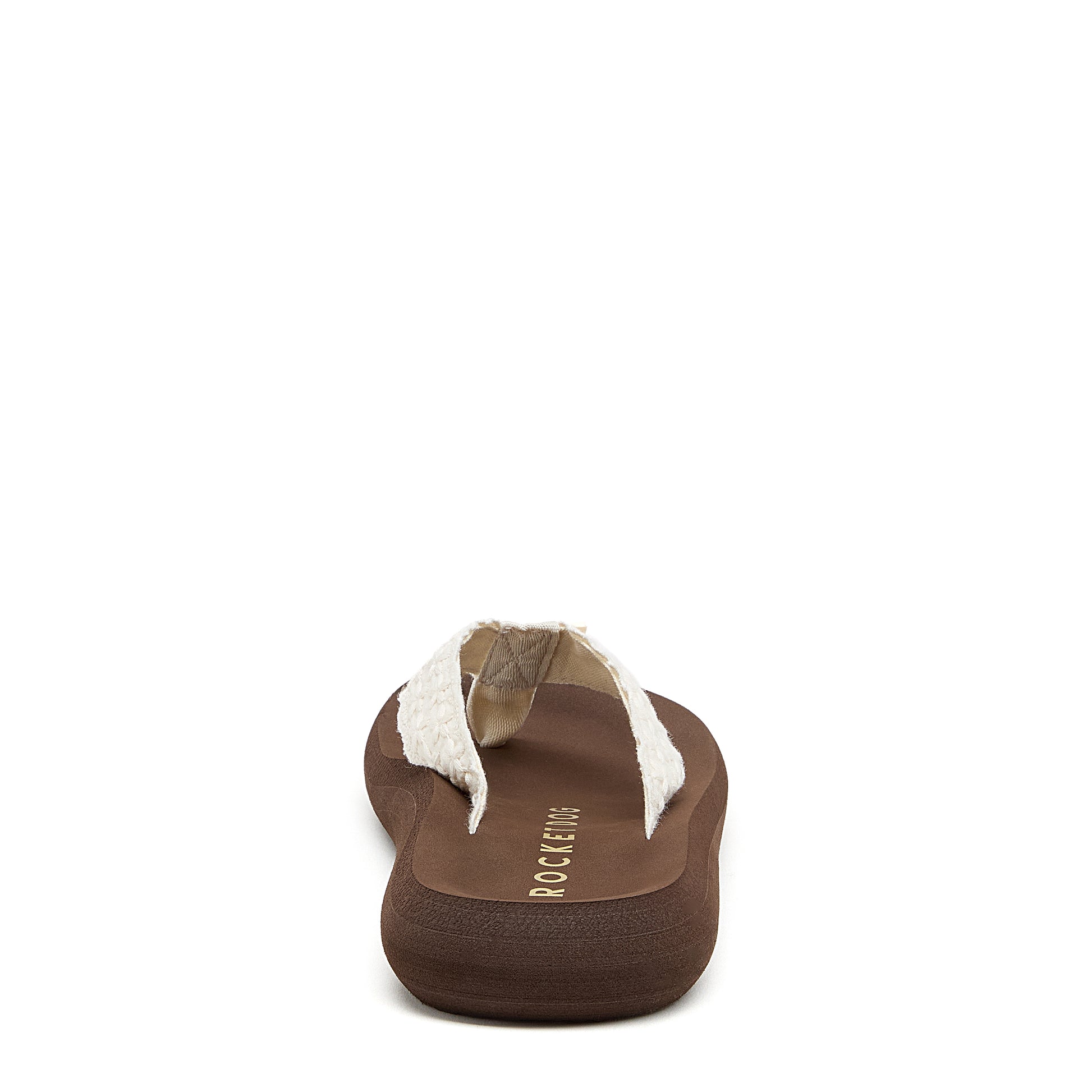 Spotlight Natural Flip Flops | Brown EVA sole | 1 inch platform | Rocket Dog