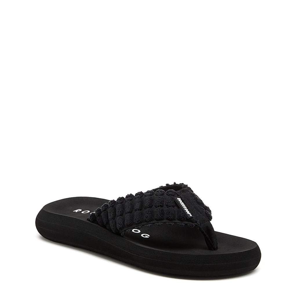 Women's black flip flop, casual and comfortable – Rocket Dog Spotlight