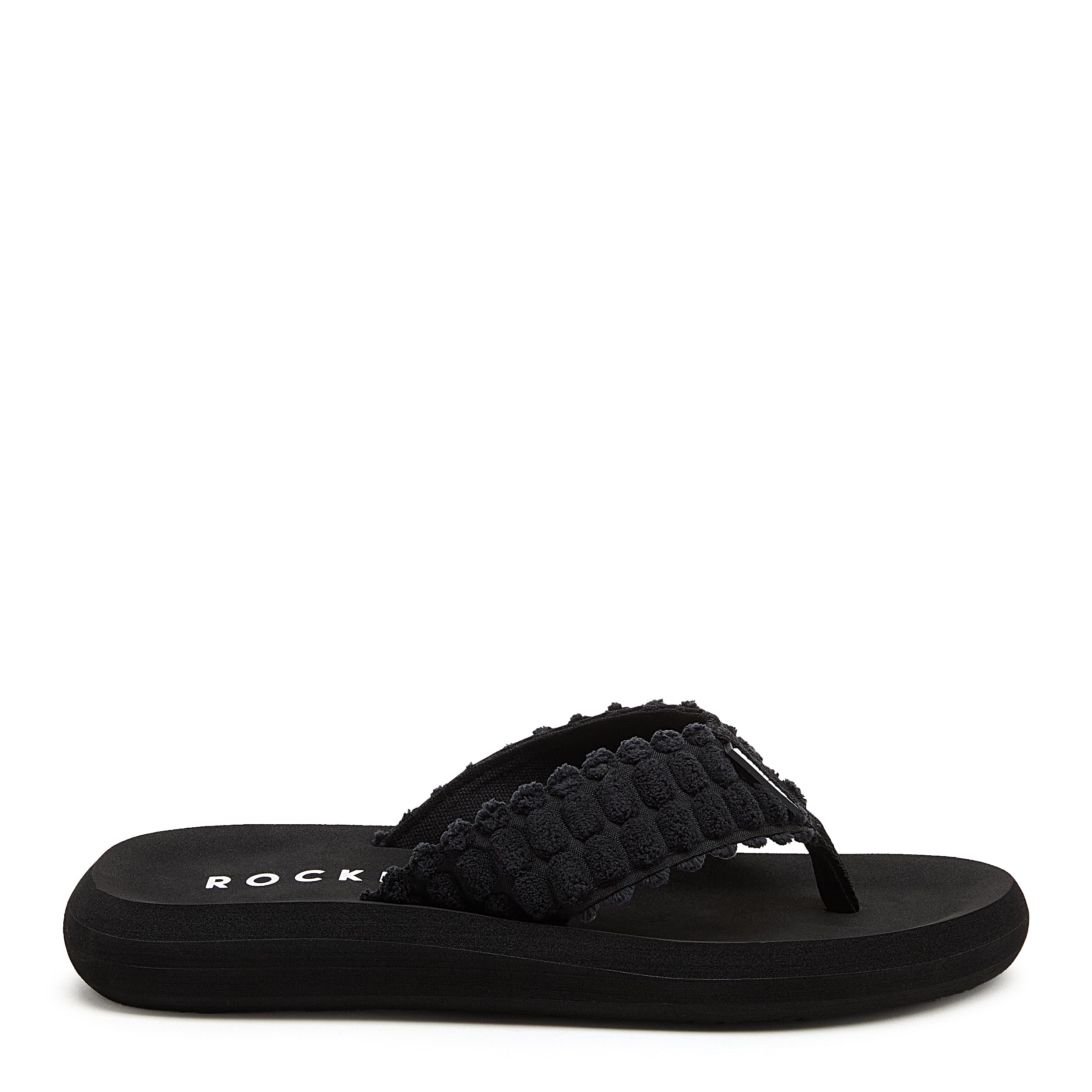 Rocket Dog Spotlight black flip flop, women's casual shoe