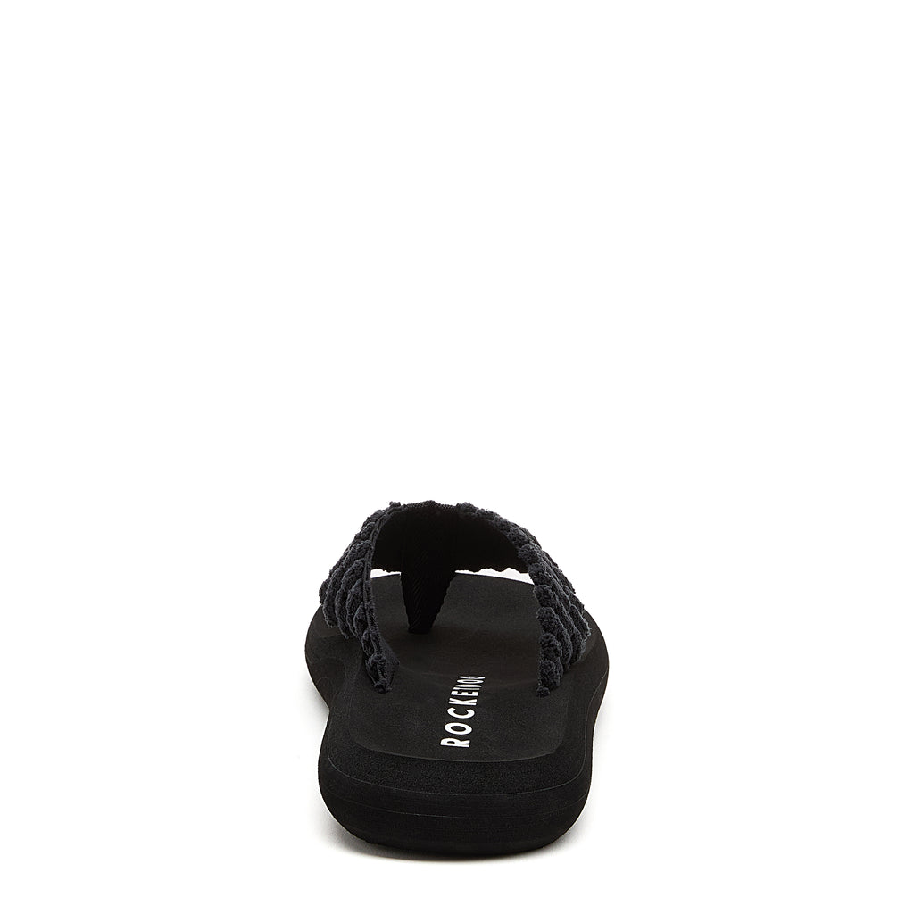 Rocket Dog Spotlight women's black flip flop, casual slip-on