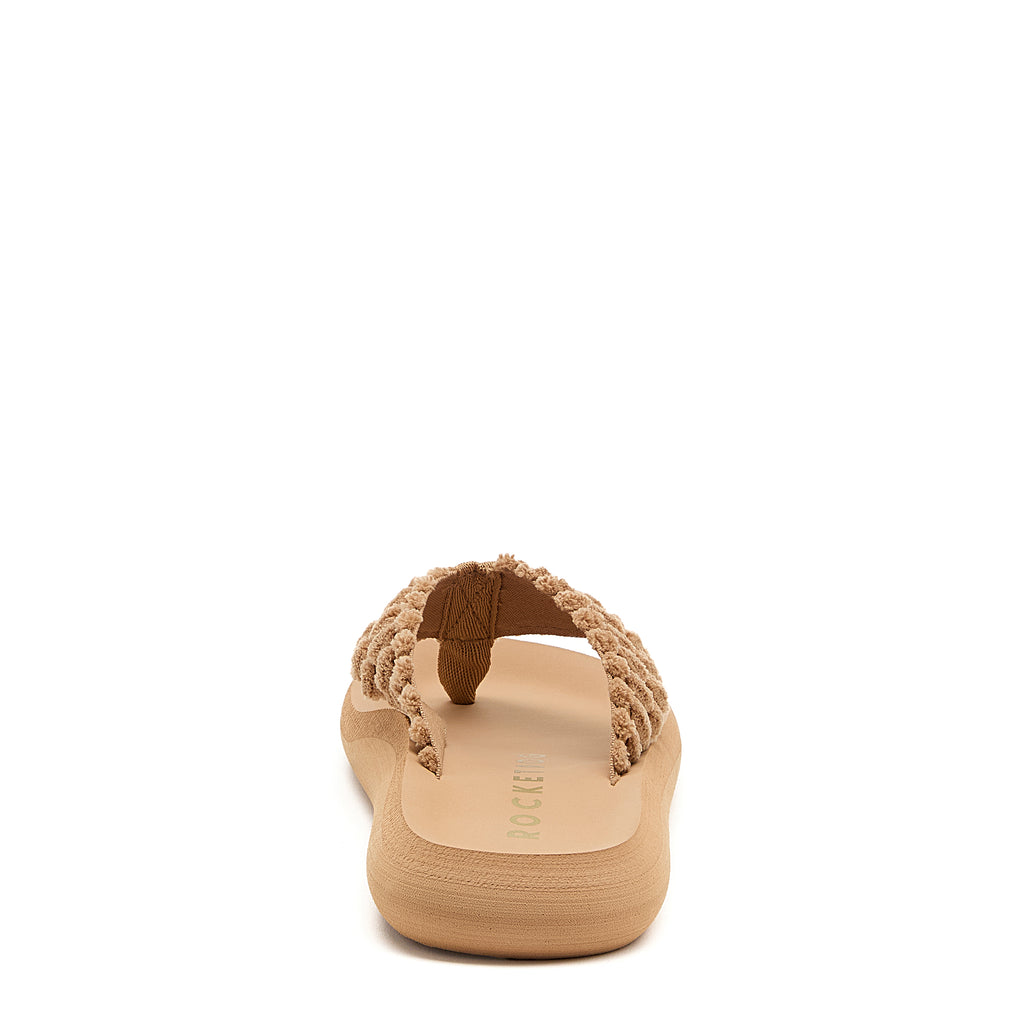 Women's casual camel flip flop, easy everyday wear – Rocket Dog Spotlight