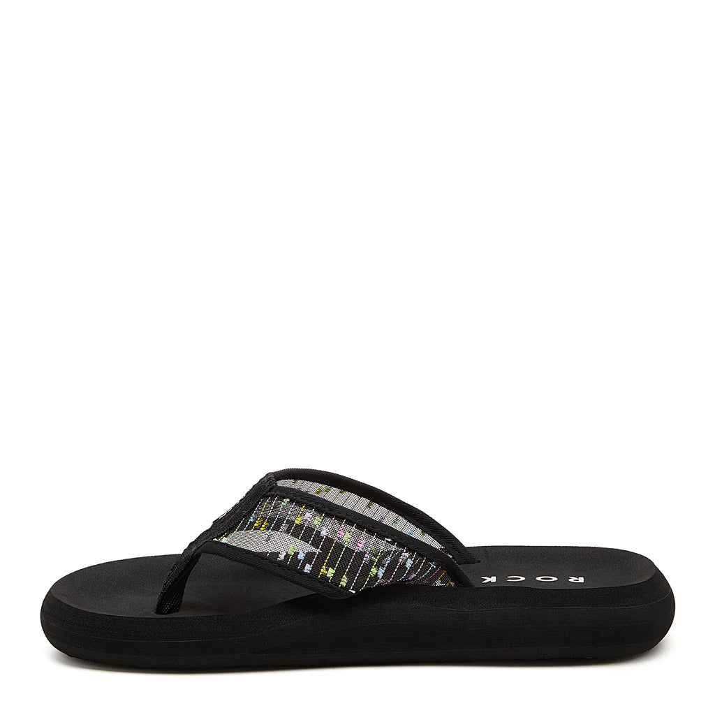 Mesh flip flop with cushioned footbed, women's casual style – Rocket Dog Spotlight