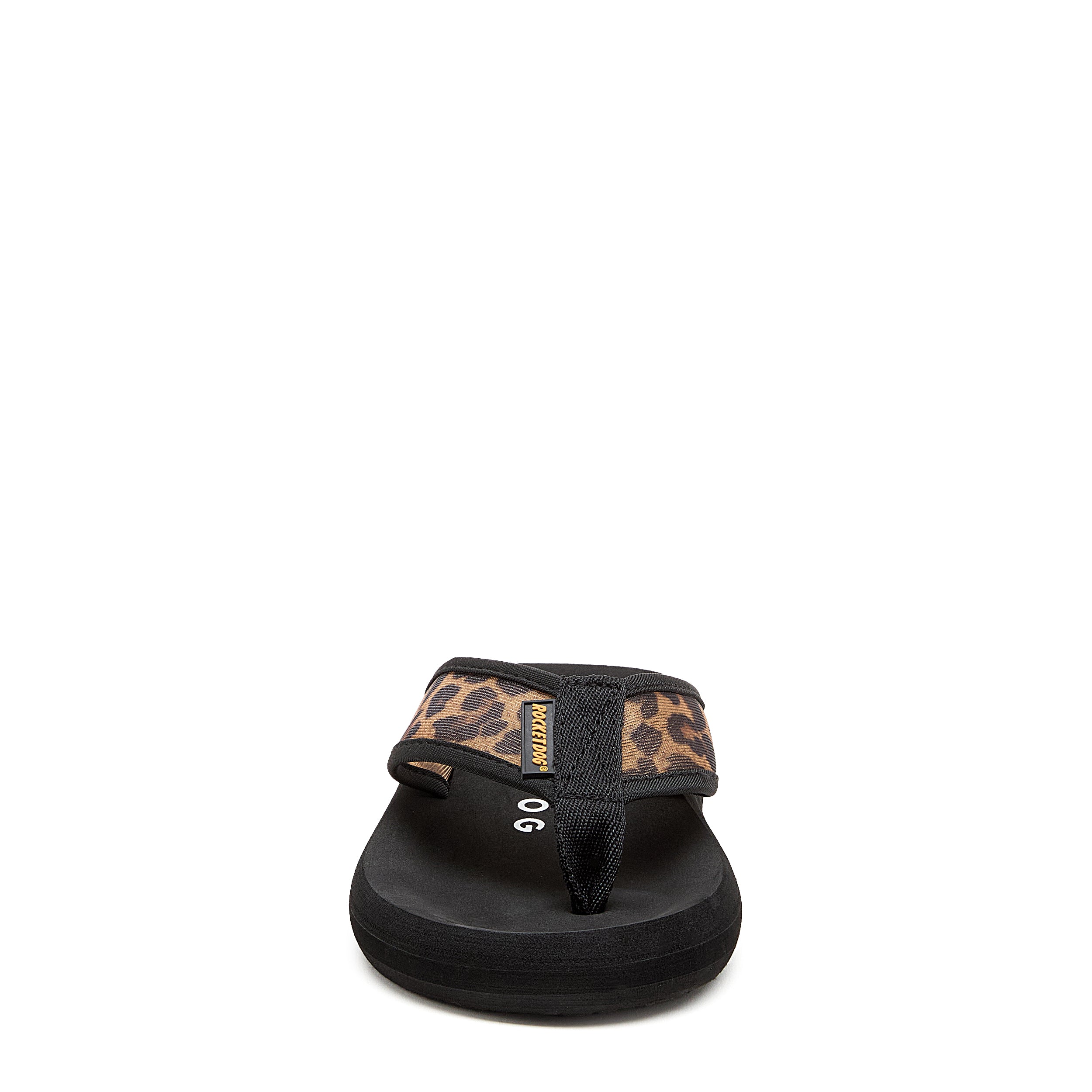Women's casual leopard mesh flip flop, easy everyday wear – Rocket Dog Spotlight