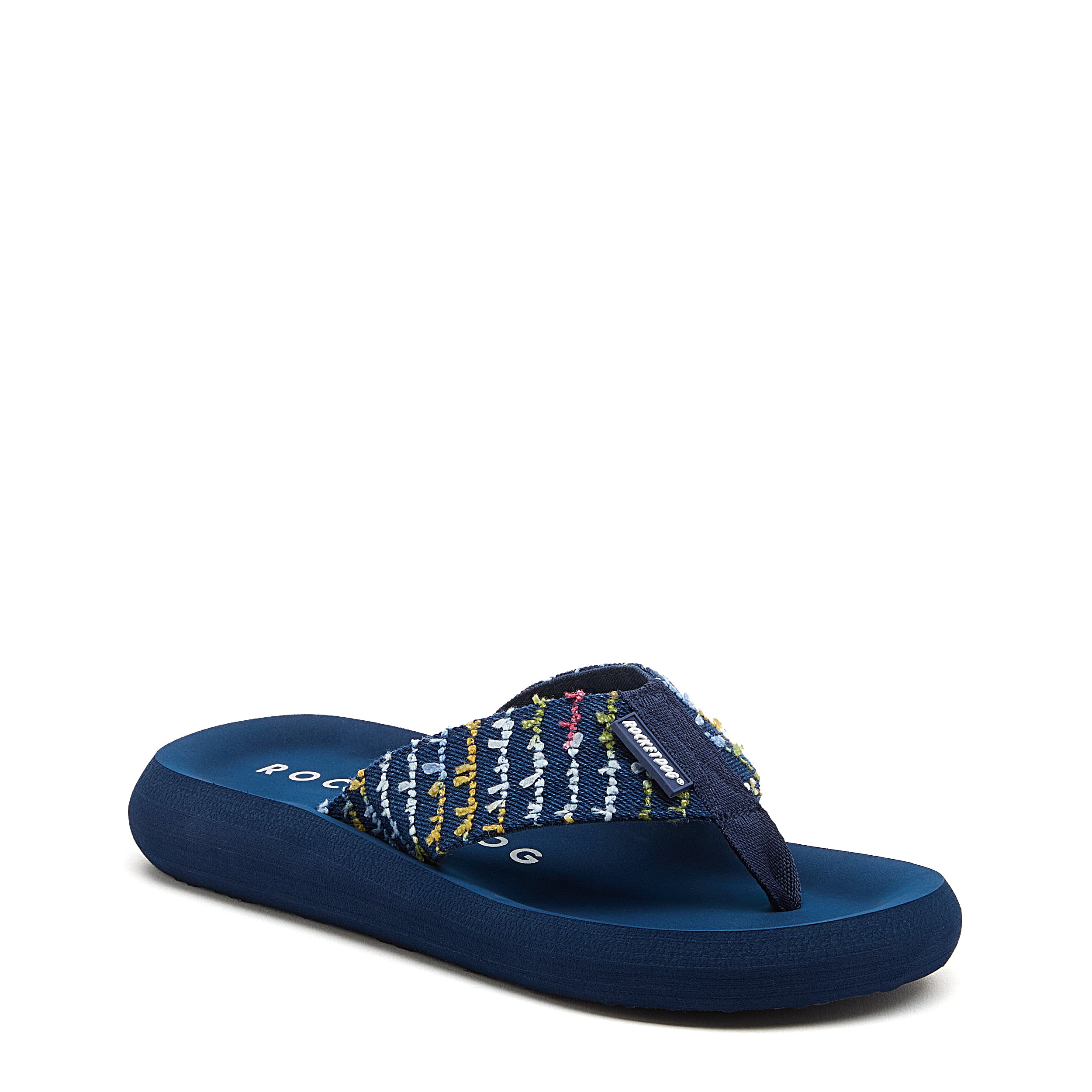 Women's navy flip flop, casual and comfortable – Rocket Dog Spotlight